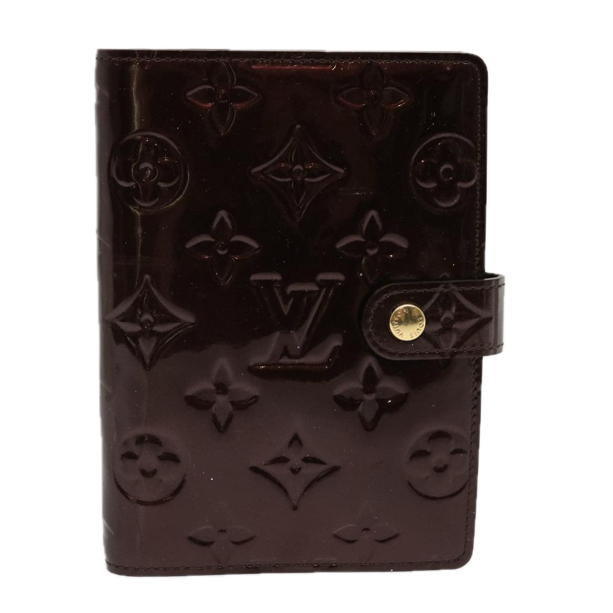 LOUIS VUITTON Vernis Agenda PM Day Planner Cover Rouge Favist LV 70719
