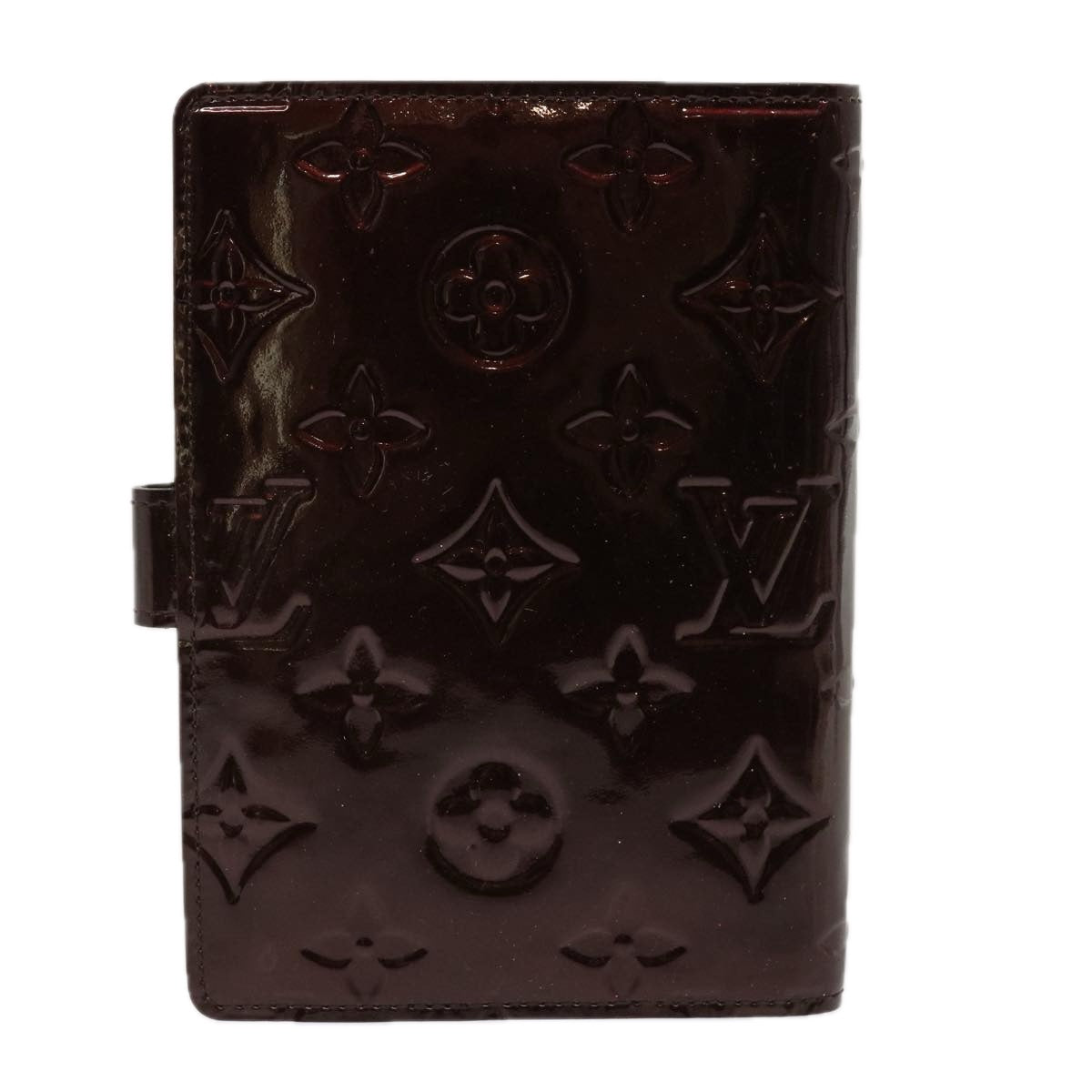 LOUIS VUITTON Vernis Agenda PM Day Planner Cover Rouge Favist LV 70719