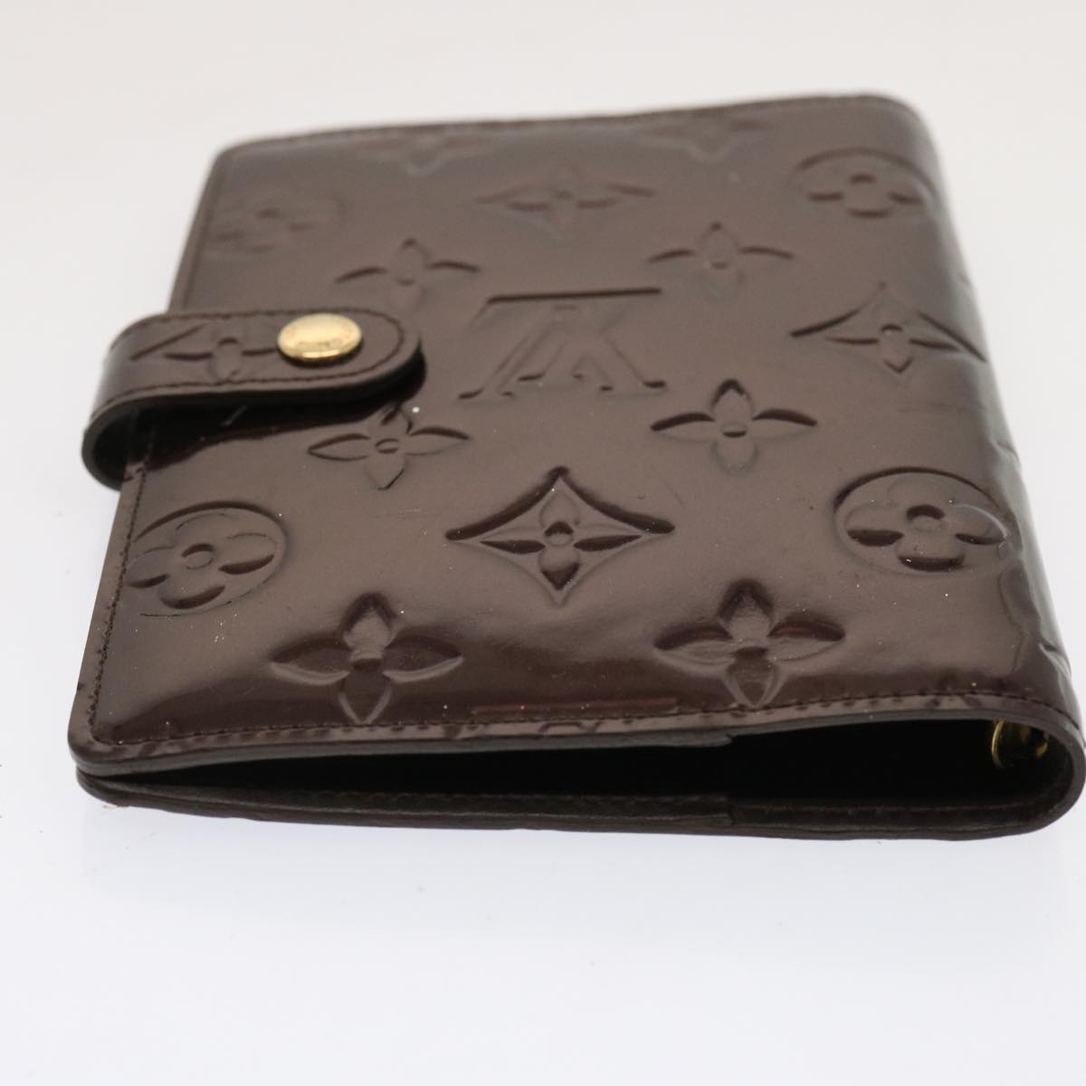 LOUIS VUITTON Vernis Agenda PM Day Planner Cover Rouge Favist LV 70719