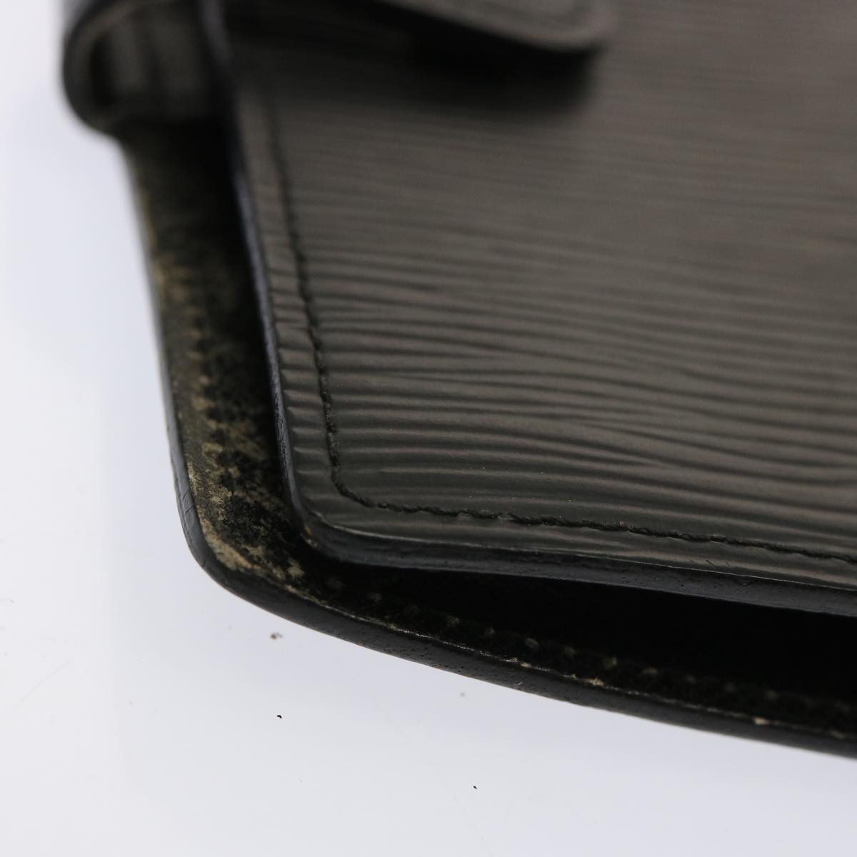 LOUIS VUITTON Epi Agenda PM Day Planner Cover Black R20052 LV 70721