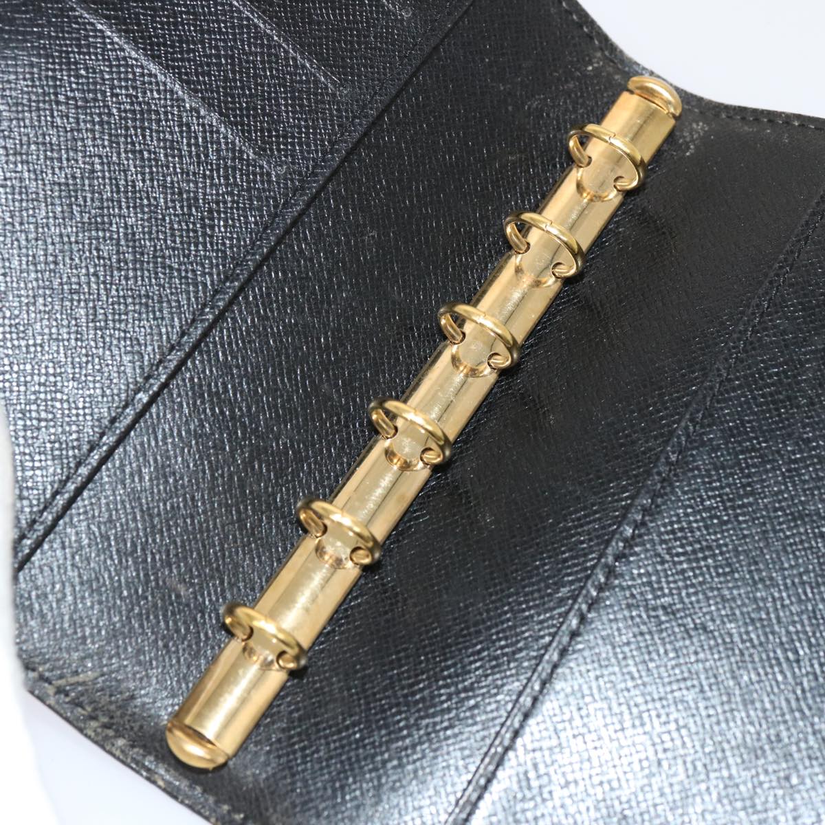 LOUIS VUITTON Epi Agenda PM Day Planner Cover Black R20052 LV 70721