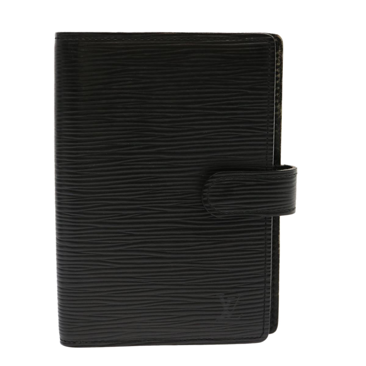 LOUIS VUITTON Epi Agenda PM Day Planner Cover Black R20052 LV 70721