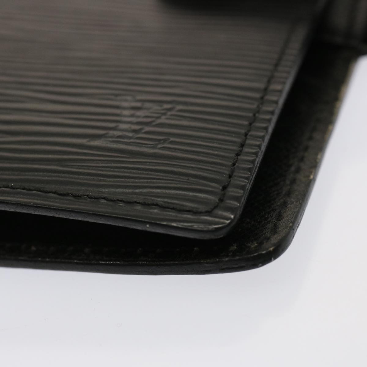 LOUIS VUITTON Epi Agenda PM Day Planner Cover Black R20052 LV 70721