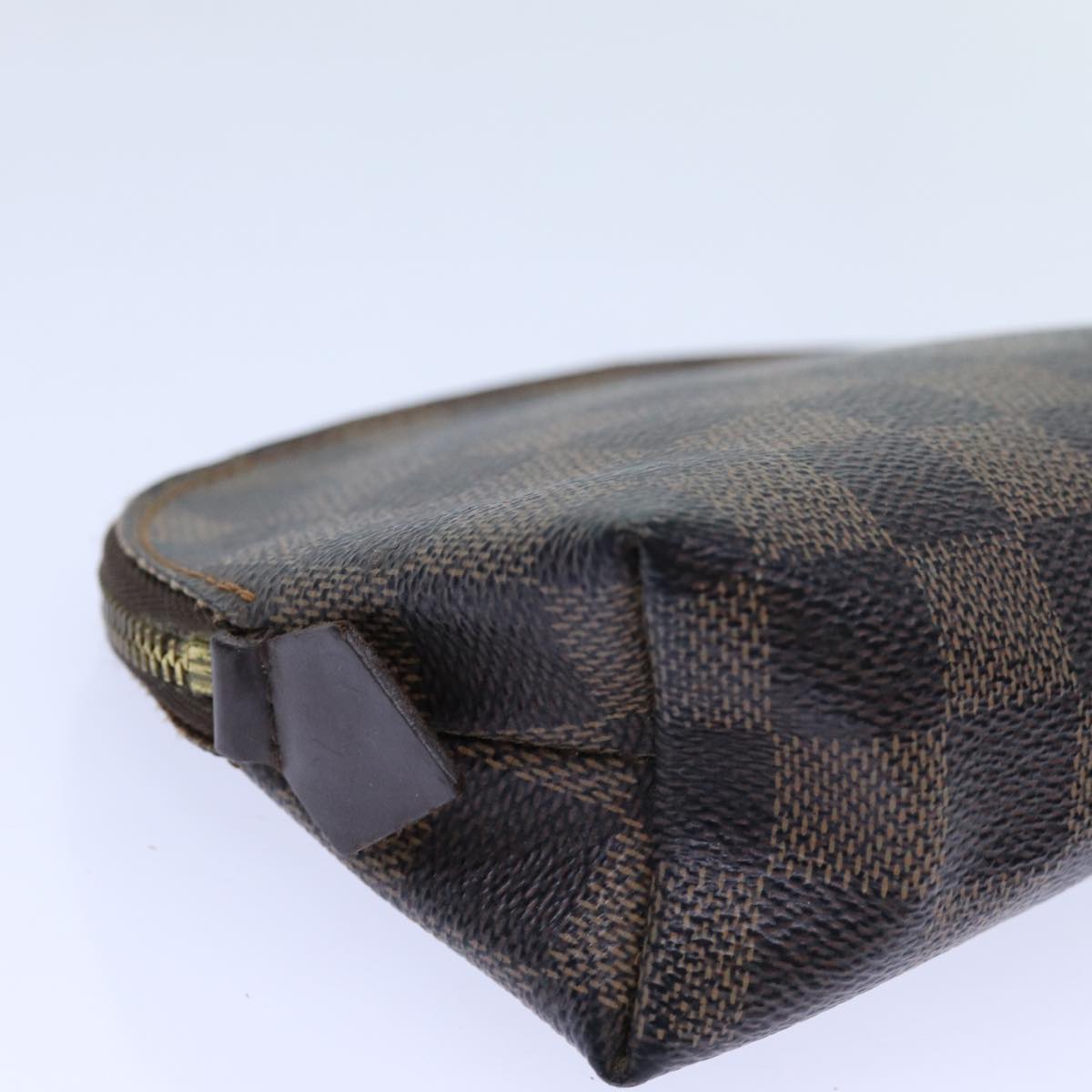LOUIS VUITTON Damier Ebene Pochette Cosmetic PM Pouch N47516 LV 70723