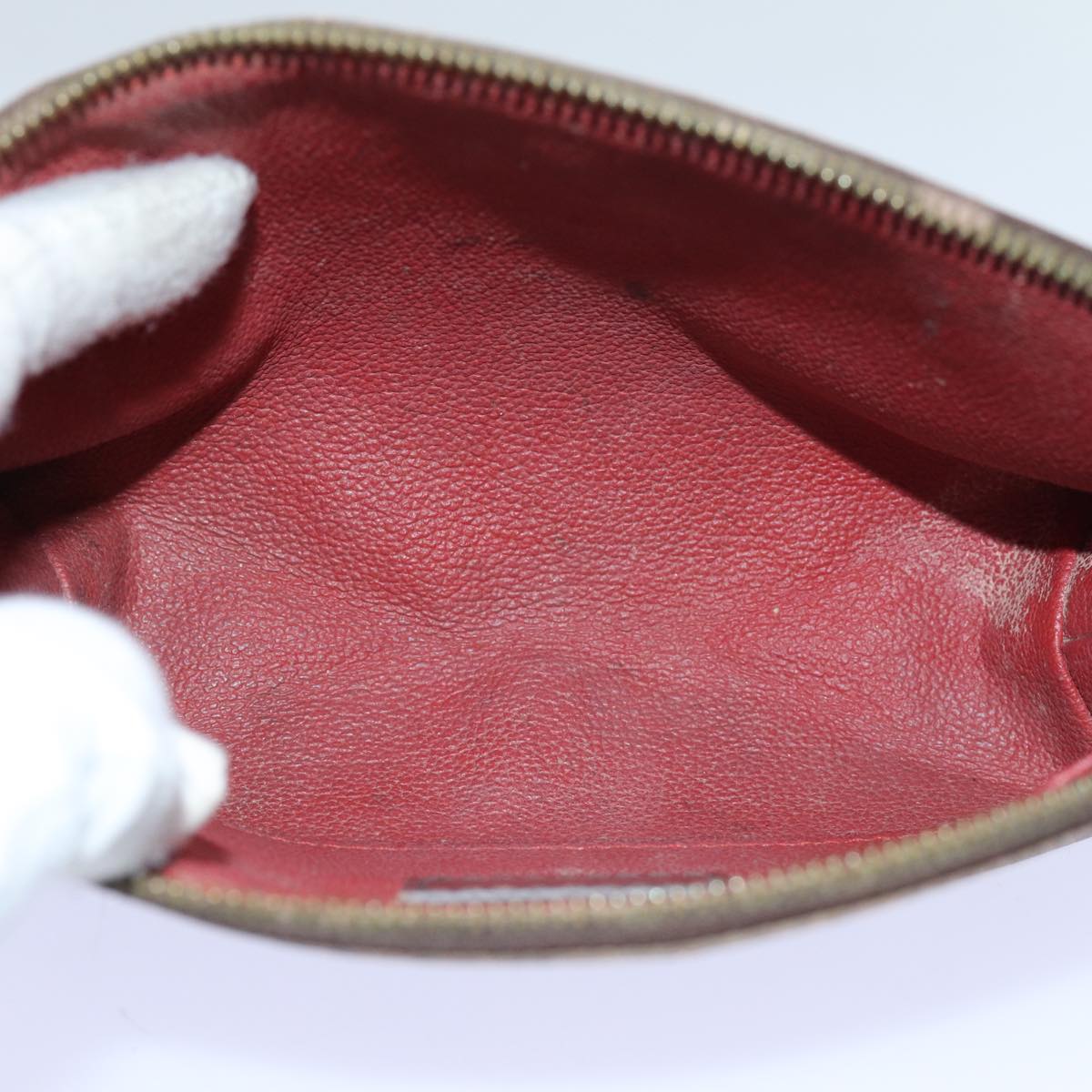 LOUIS VUITTON Damier Ebene Pochette Cosmetic PM Pouch N47516 LV 70723