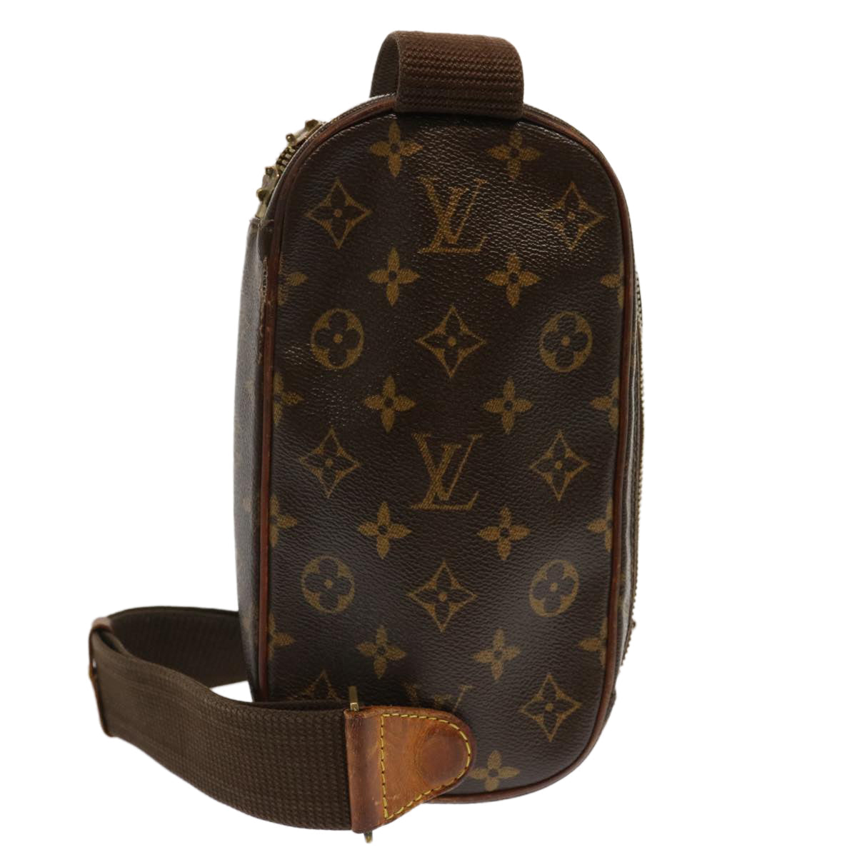 LOUIS VUITTON Monogram Pochette Gange Shoulder Bag M51870 LV 70735