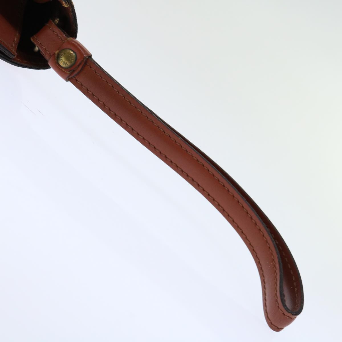 LOUIS VUITTON Epi Serie Dragonne Hand Bag Brown M52618 LV 70738