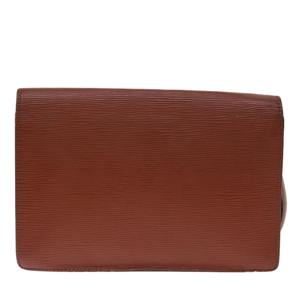 LOUIS VUITTON Epi Serie Dragonne Hand Bag Brown M52618 LV 70738