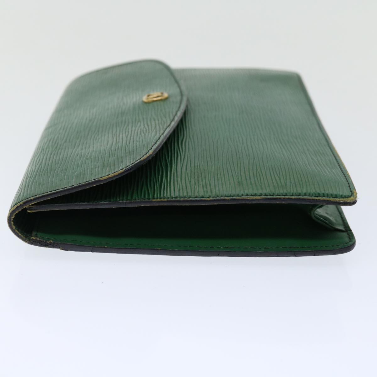 LOUIS VUITTON Epi Montaigne 27 Clutch Bag Green M52654 LV 70739