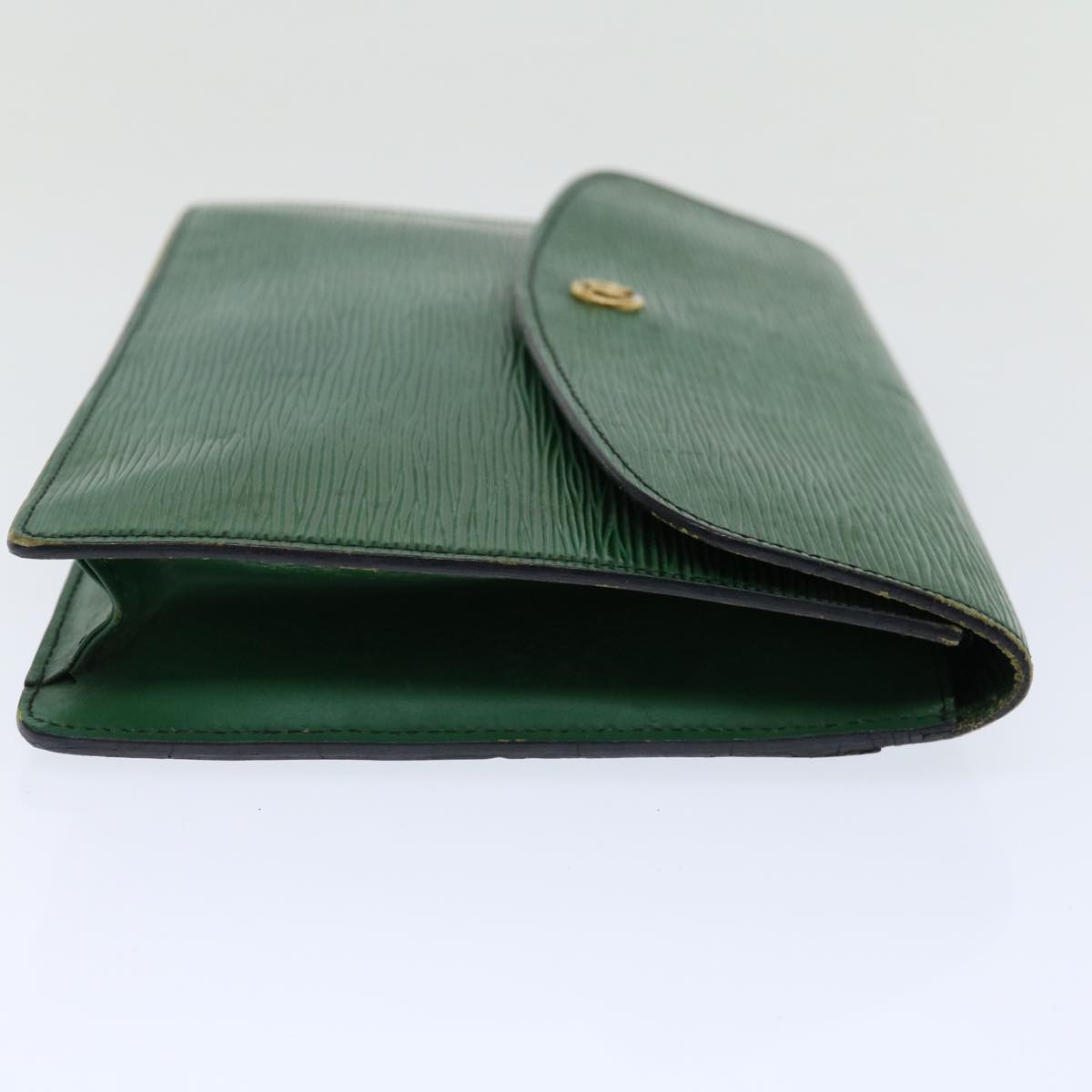 LOUIS VUITTON Epi Montaigne 27 Clutch Bag Green M52654 LV 70739