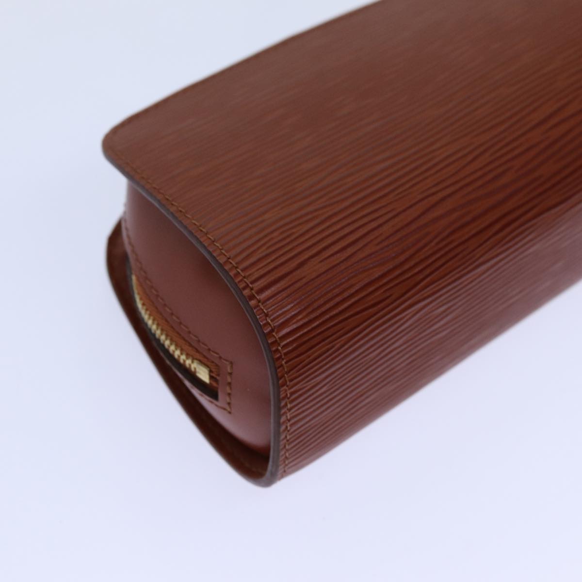 LOUIS VUITTON Epi Dauphine PM Pouch Brown M48443 LV 70741