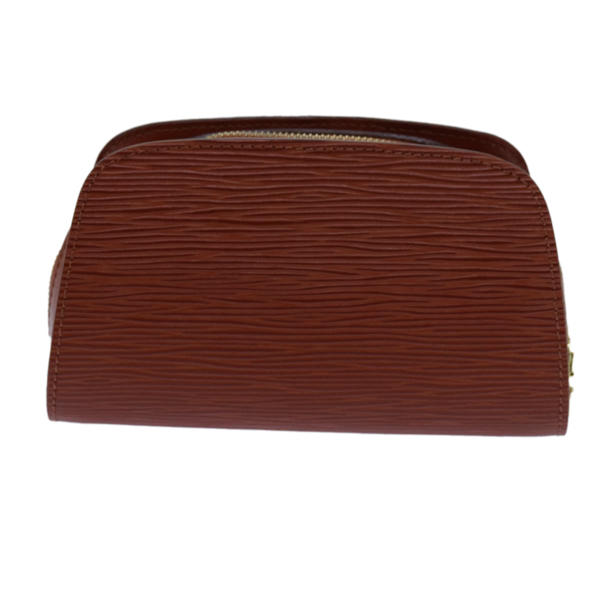 LOUIS VUITTON Epi Dauphine PM Pouch Brown M48443 LV 70741