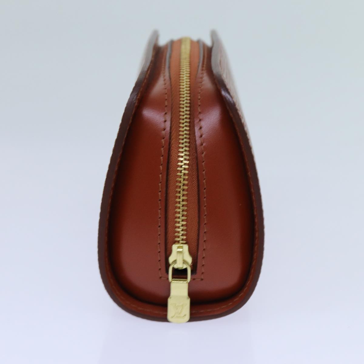 LOUIS VUITTON Epi Dauphine PM Pouch Brown M48443 LV 70741