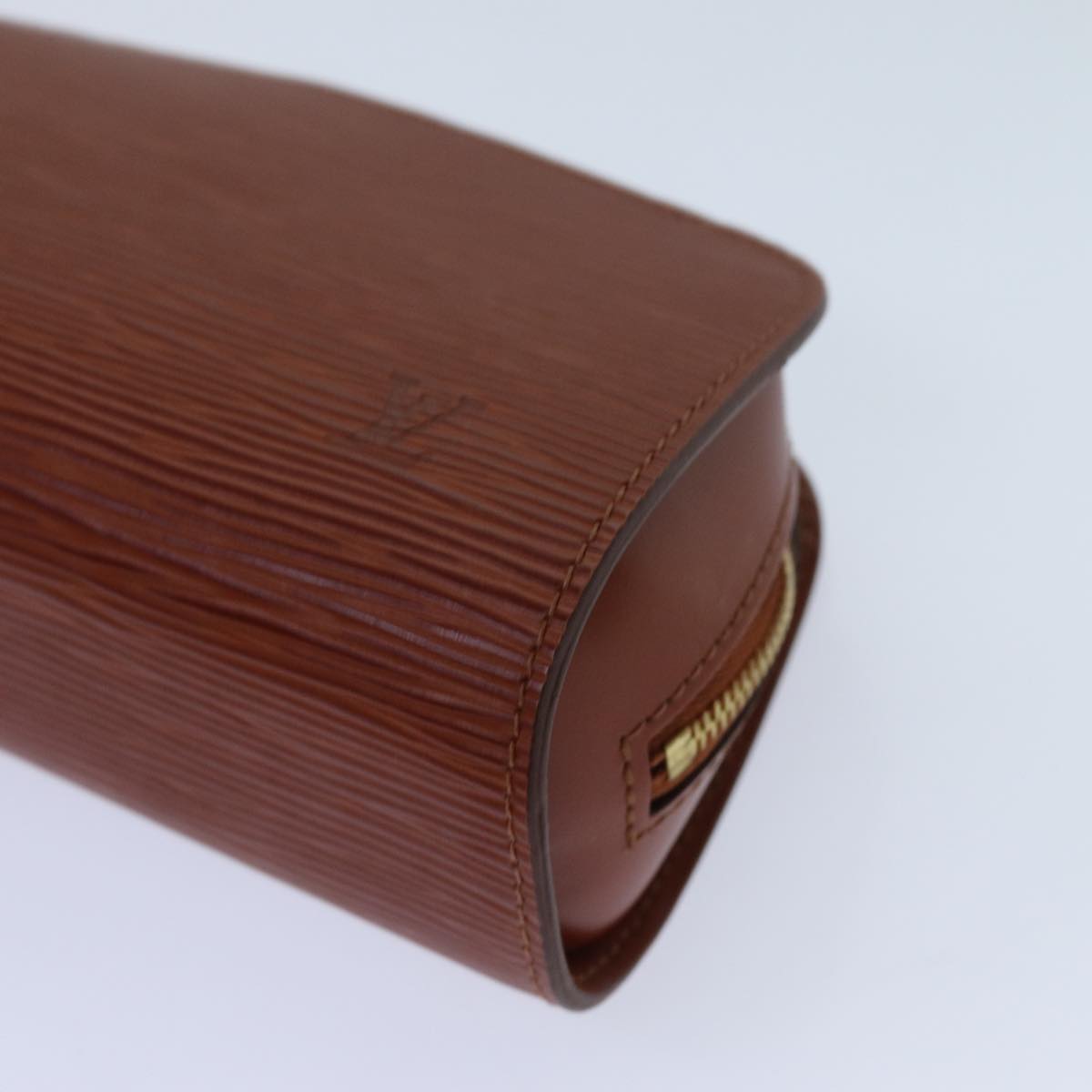 LOUIS VUITTON Epi Dauphine PM Pouch Brown M48443 LV 70741