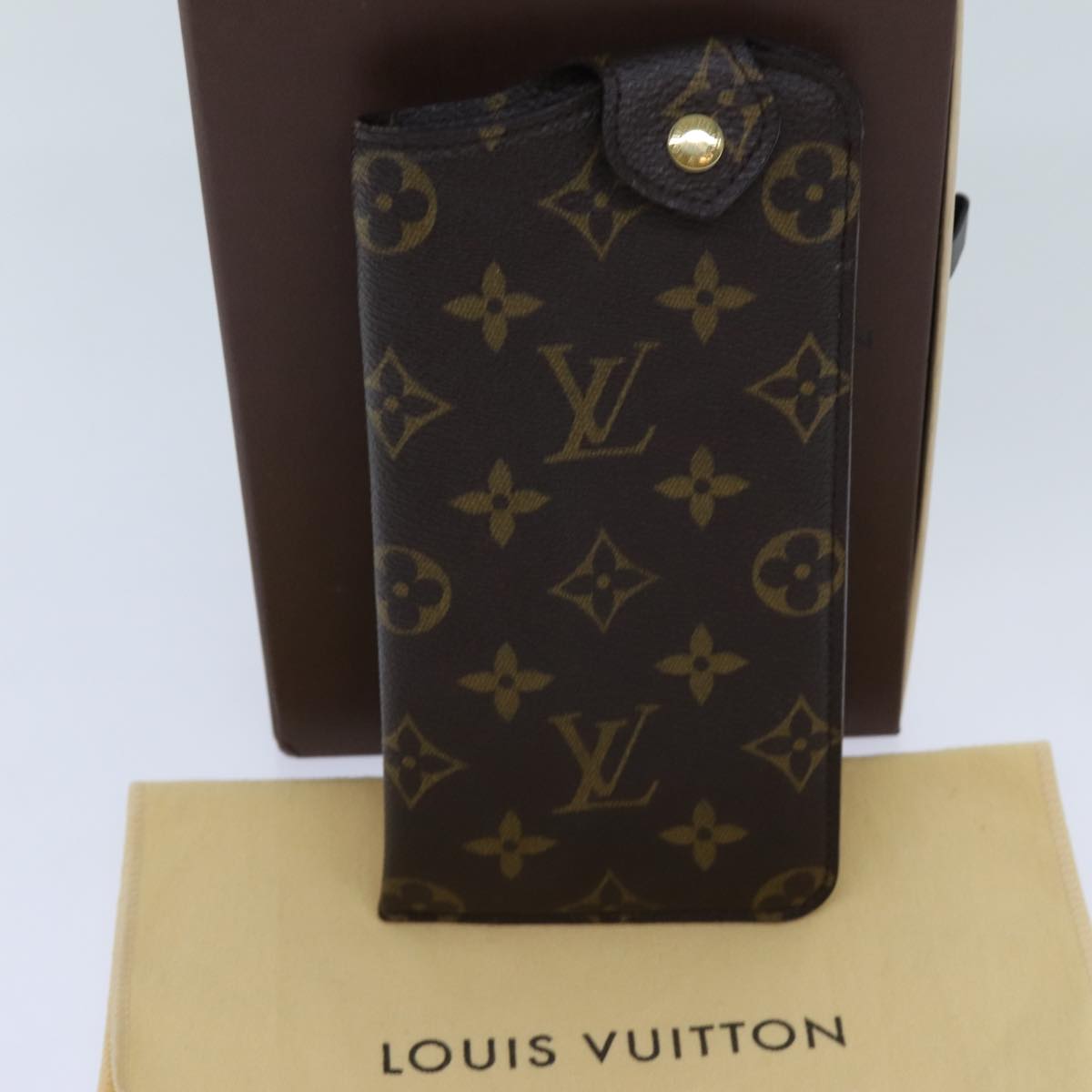 LOUIS VUITTON Monogram Etui Lunette MM Glasses Case M66544 LV 70743