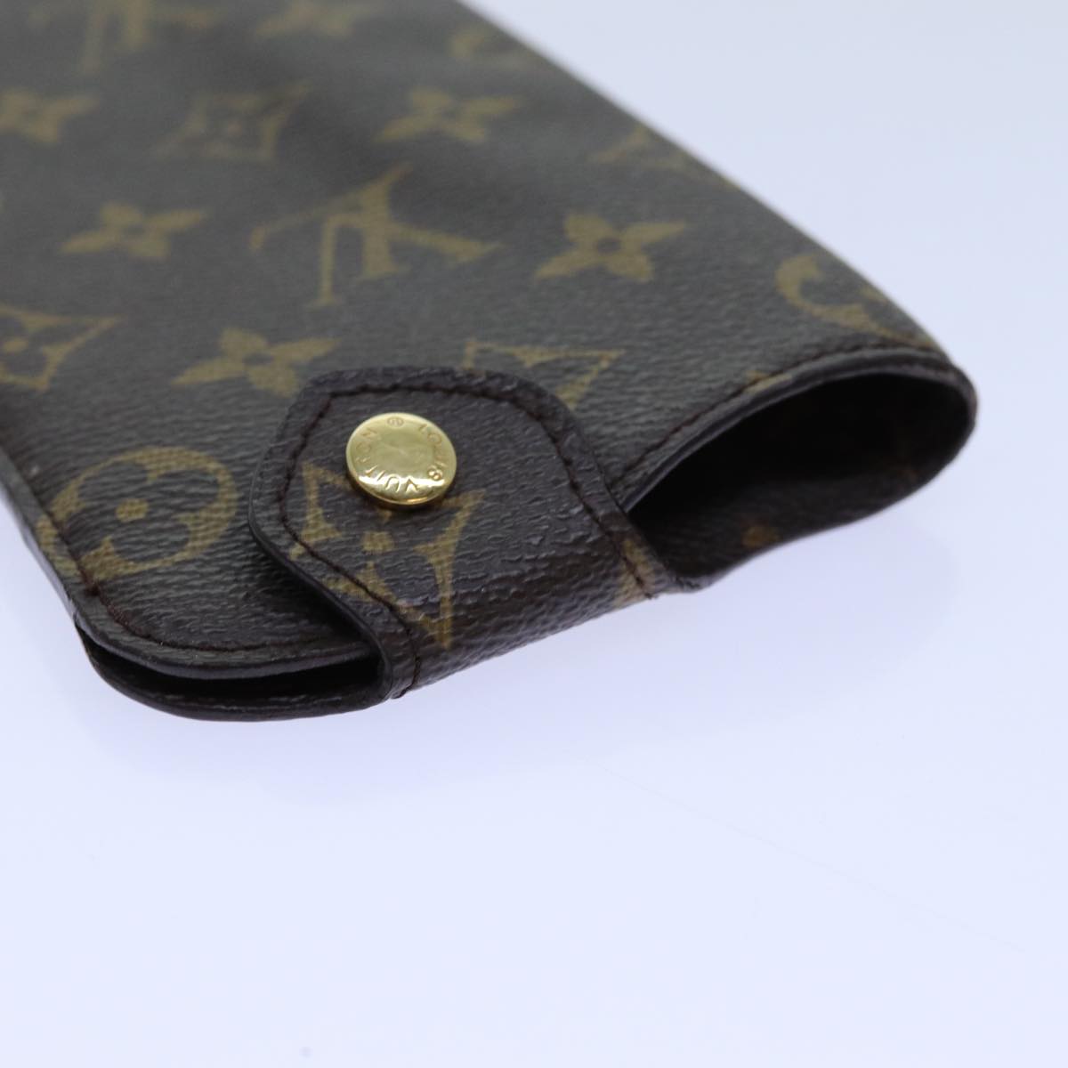 LOUIS VUITTON Monogram Etui Lunette MM Glasses Case M66544 LV 70743