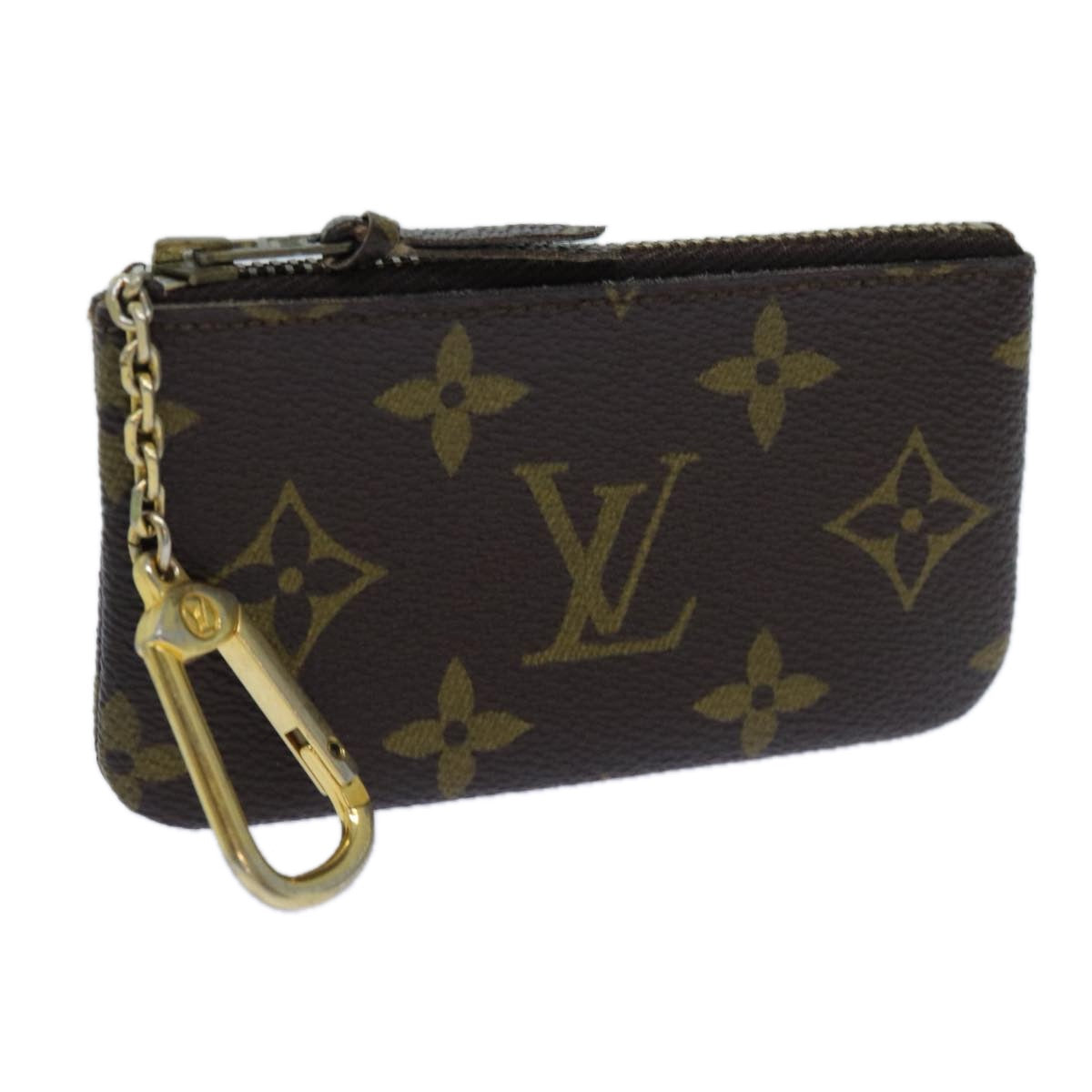 LOUIS VUITTON Monogram Pochette Cles Coin Purse Vintage M62650 LV 70745