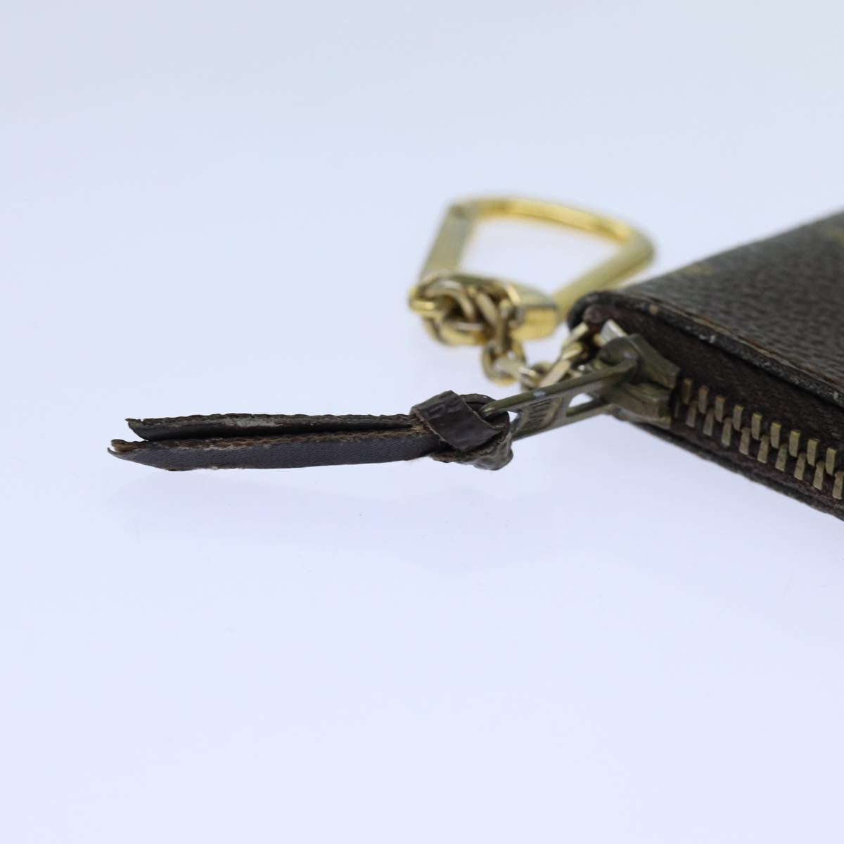 LOUIS VUITTON Monogram Pochette Cles Coin Purse Vintage M62650 LV 70745