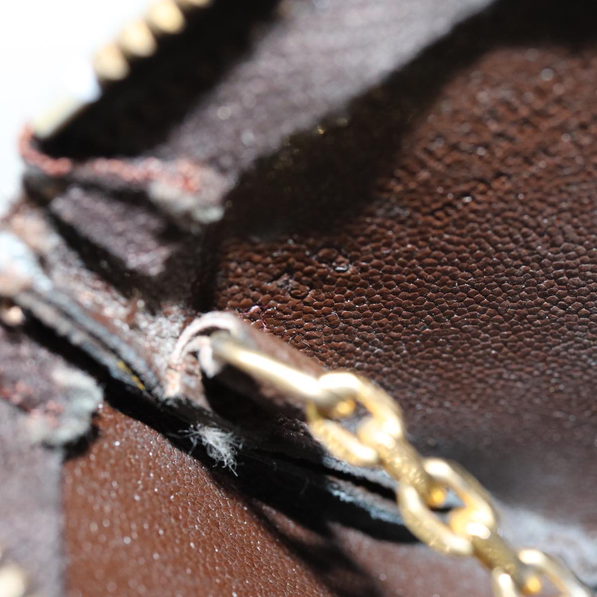 LOUIS VUITTON Monogram Pochette Cles Coin Purse Vintage M62650 LV 70745