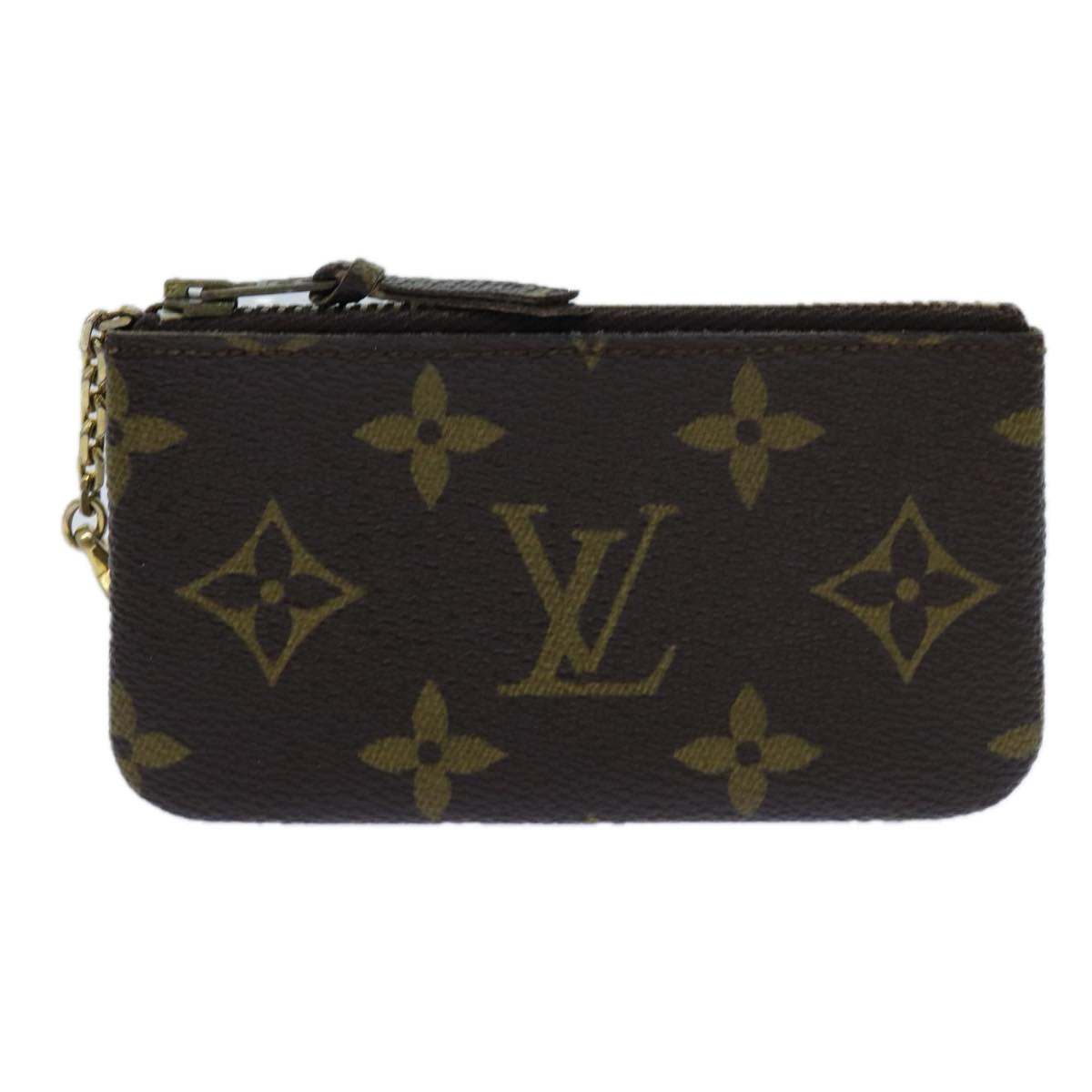 LOUIS VUITTON Monogram Pochette Cles Coin Purse Vintage M62650 LV 70745