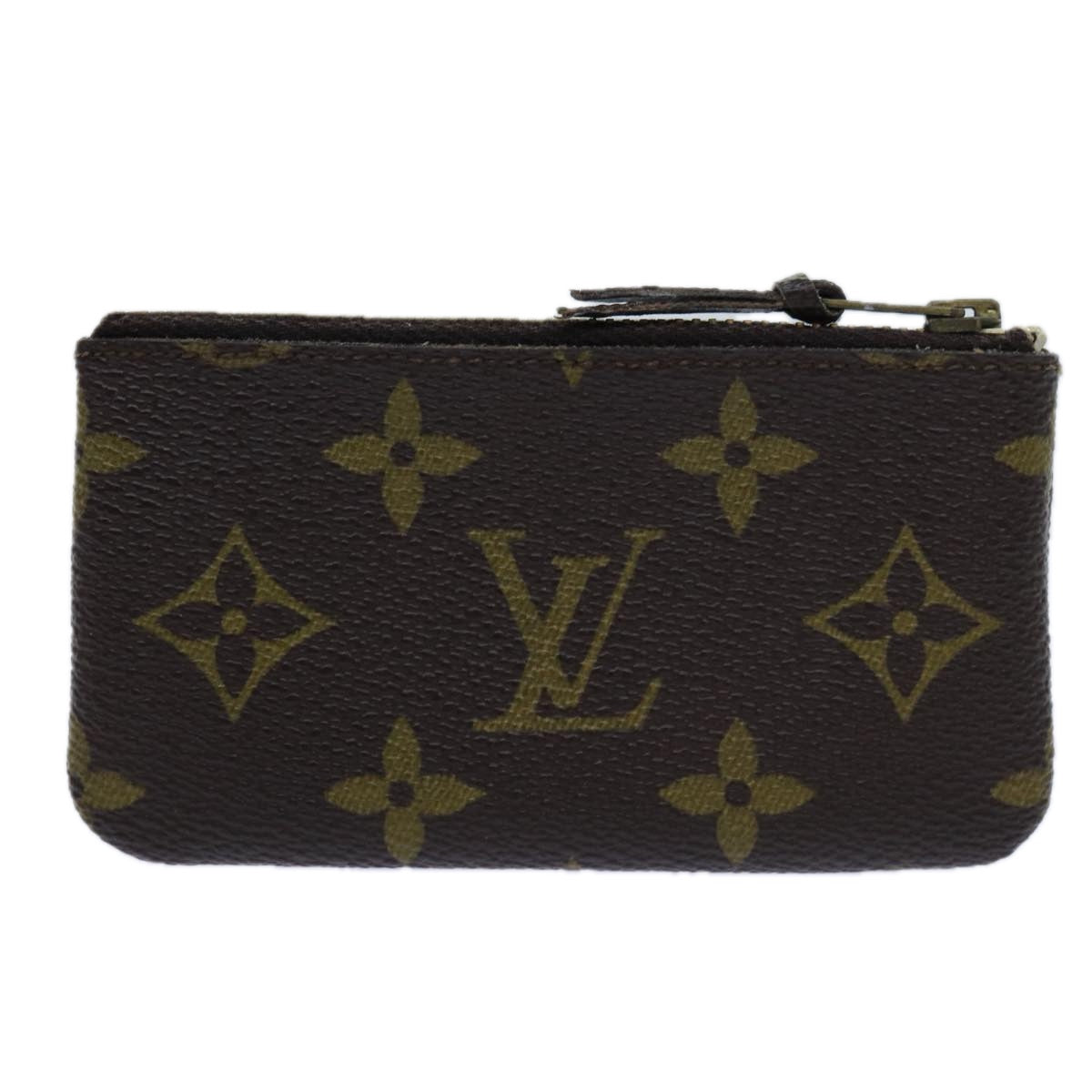 LOUIS VUITTON Monogram Pochette Cles Coin Purse Vintage M62650 LV 70745