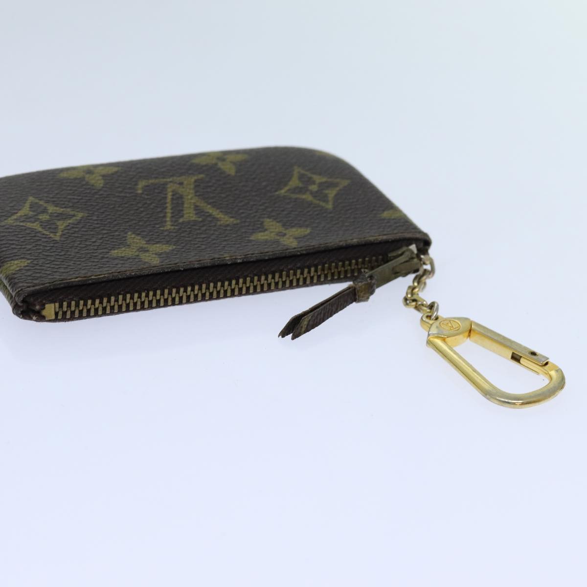LOUIS VUITTON Monogram Pochette Cles Coin Purse Vintage M62650 LV 70745