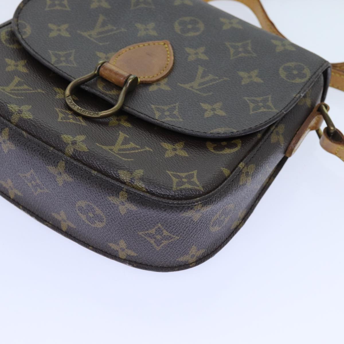 LOUIS VUITTON Monogram Saint Cloud MM Shoulder Bag M51243 LV 70747