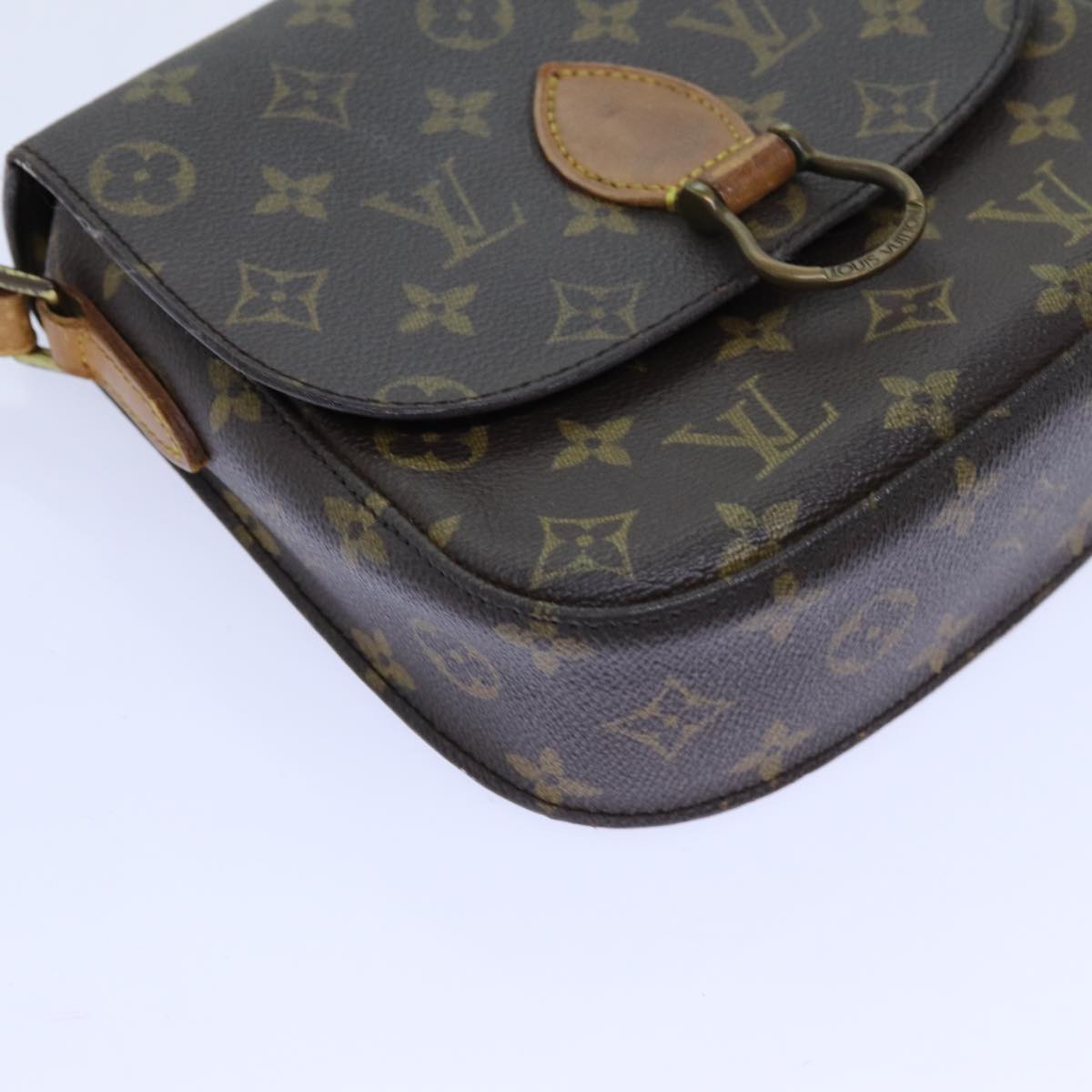 LOUIS VUITTON Monogram Saint Cloud MM Shoulder Bag M51243 LV 70747