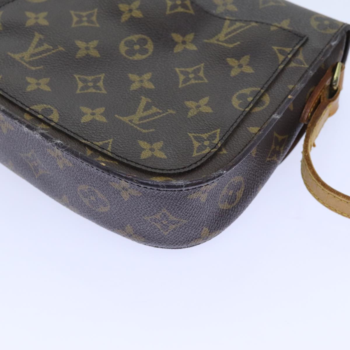 LOUIS VUITTON Monogram Saint Cloud MM Shoulder Bag M51243 LV 70747