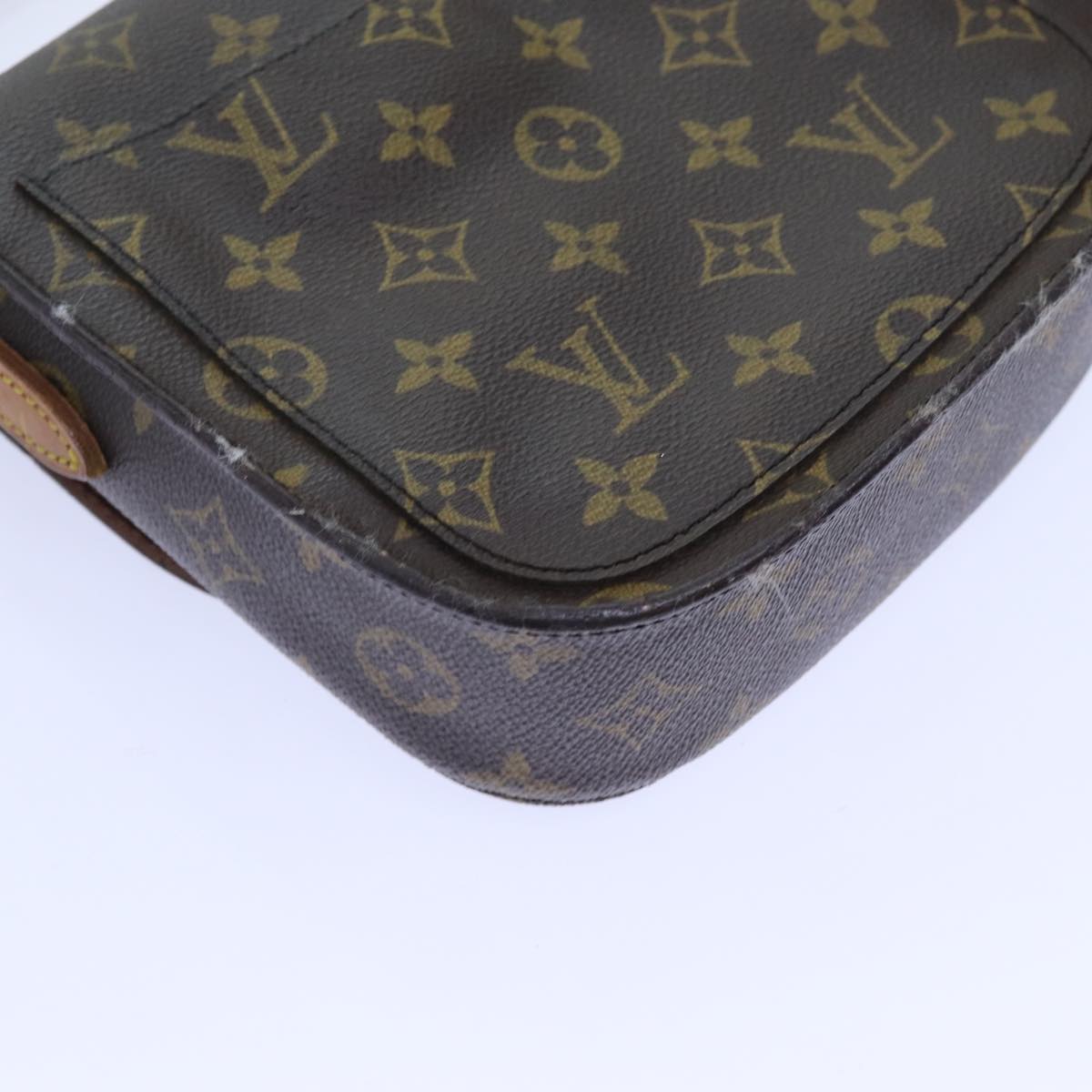 LOUIS VUITTON Monogram Saint Cloud MM Shoulder Bag M51243 LV 70747