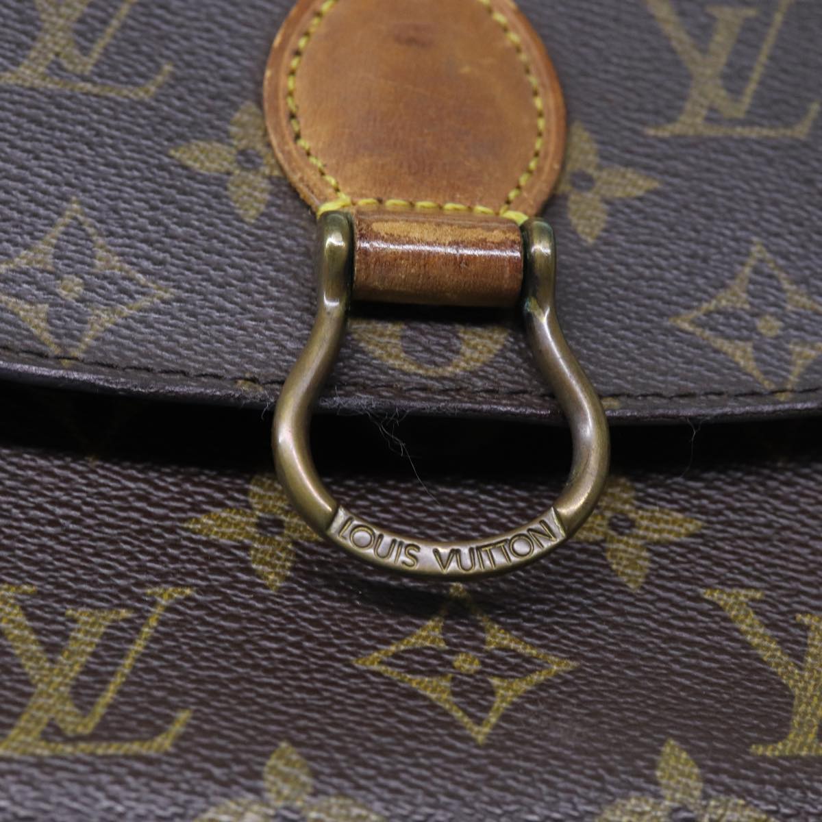 LOUIS VUITTON Monogram Saint Cloud MM Shoulder Bag M51243 LV 70747