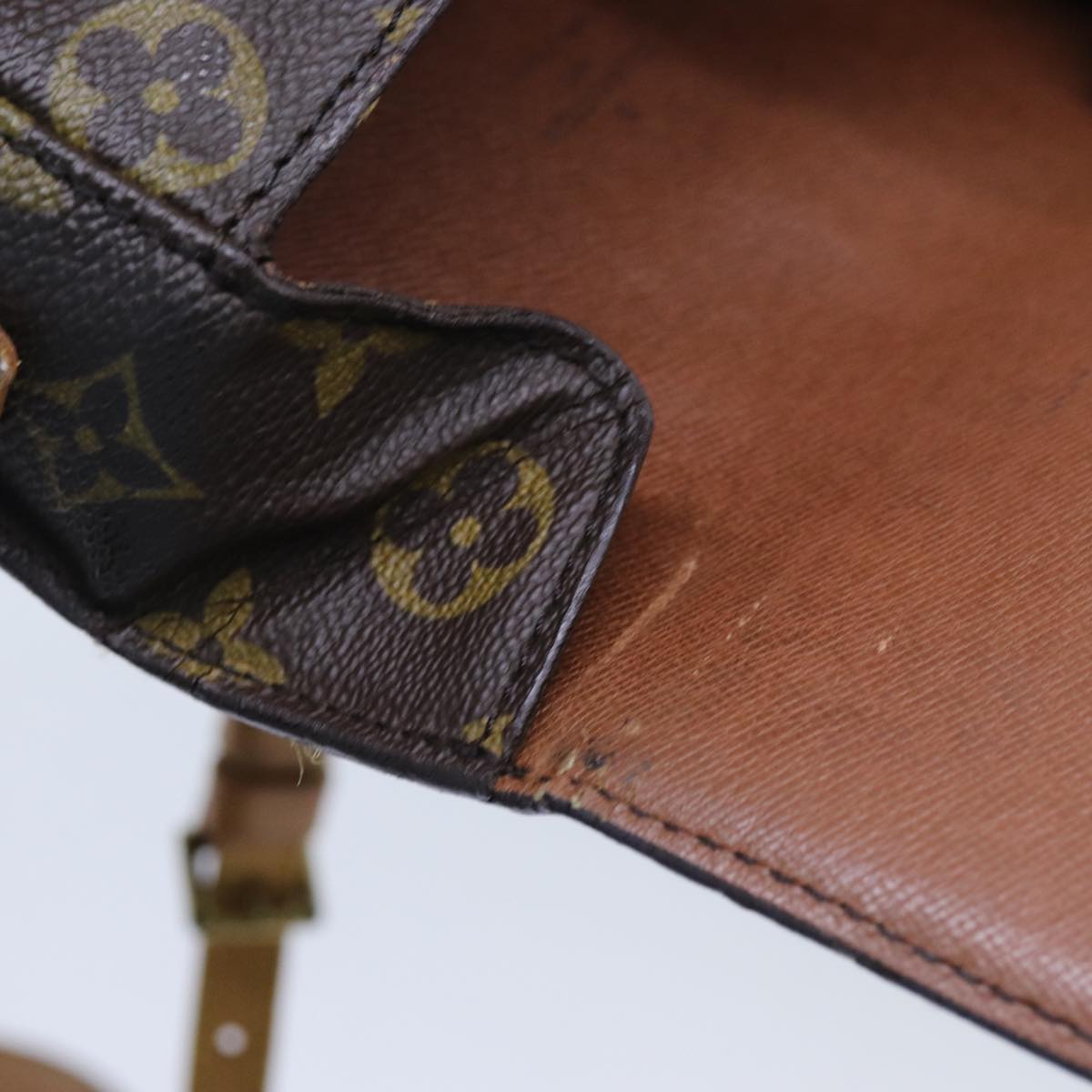 LOUIS VUITTON Monogram Saint Cloud MM Shoulder Bag M51243 LV 70747