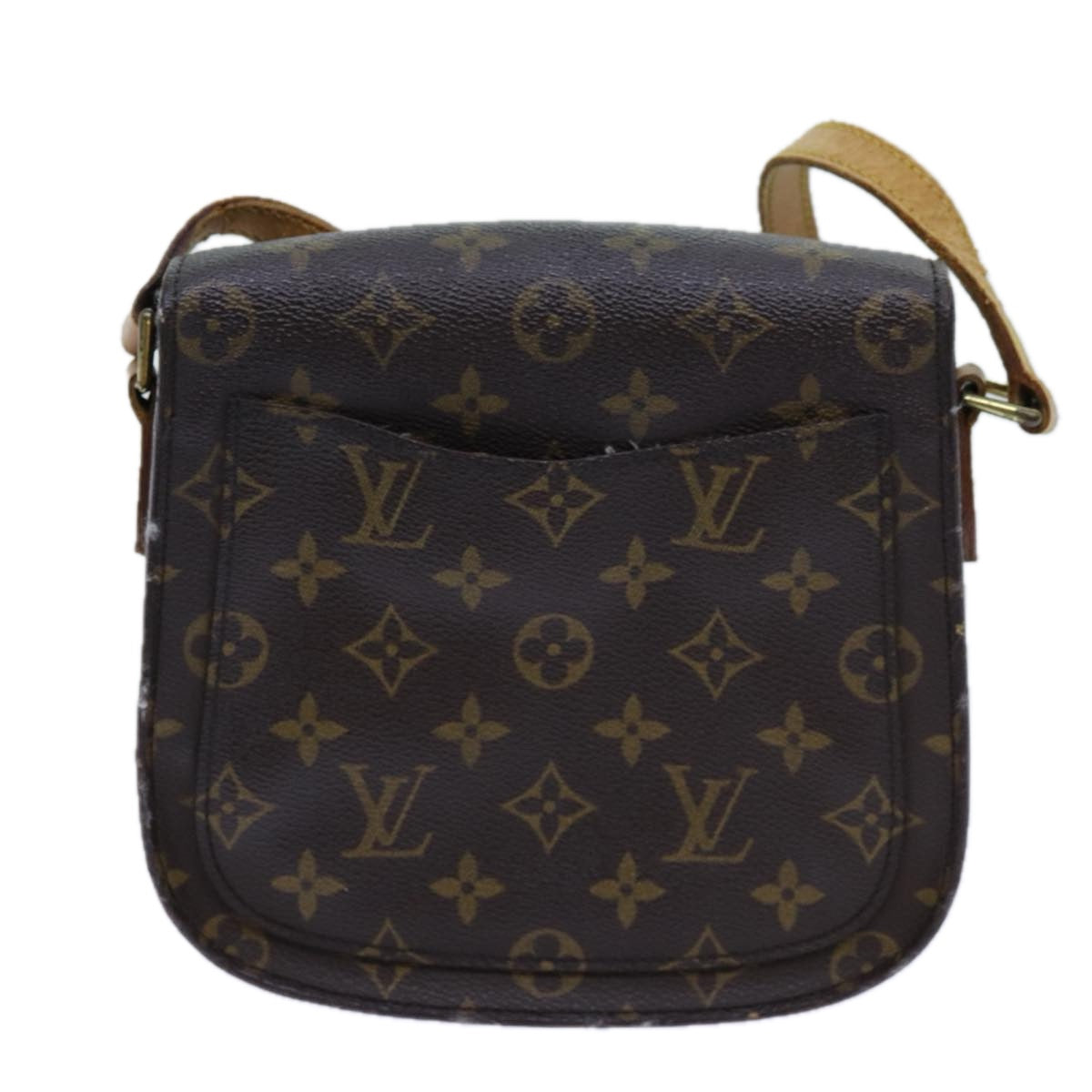 LOUIS VUITTON Monogram Saint Cloud MM Shoulder Bag M51243 LV 70747