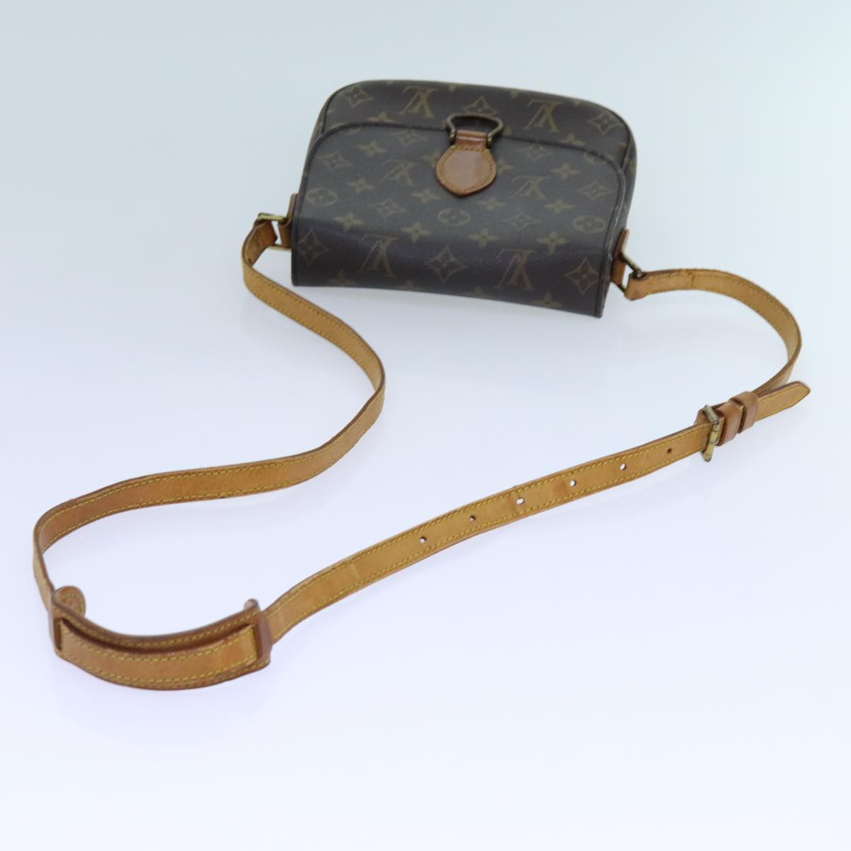 LOUIS VUITTON Monogram Saint Cloud MM Shoulder Bag M51243 LV 70747