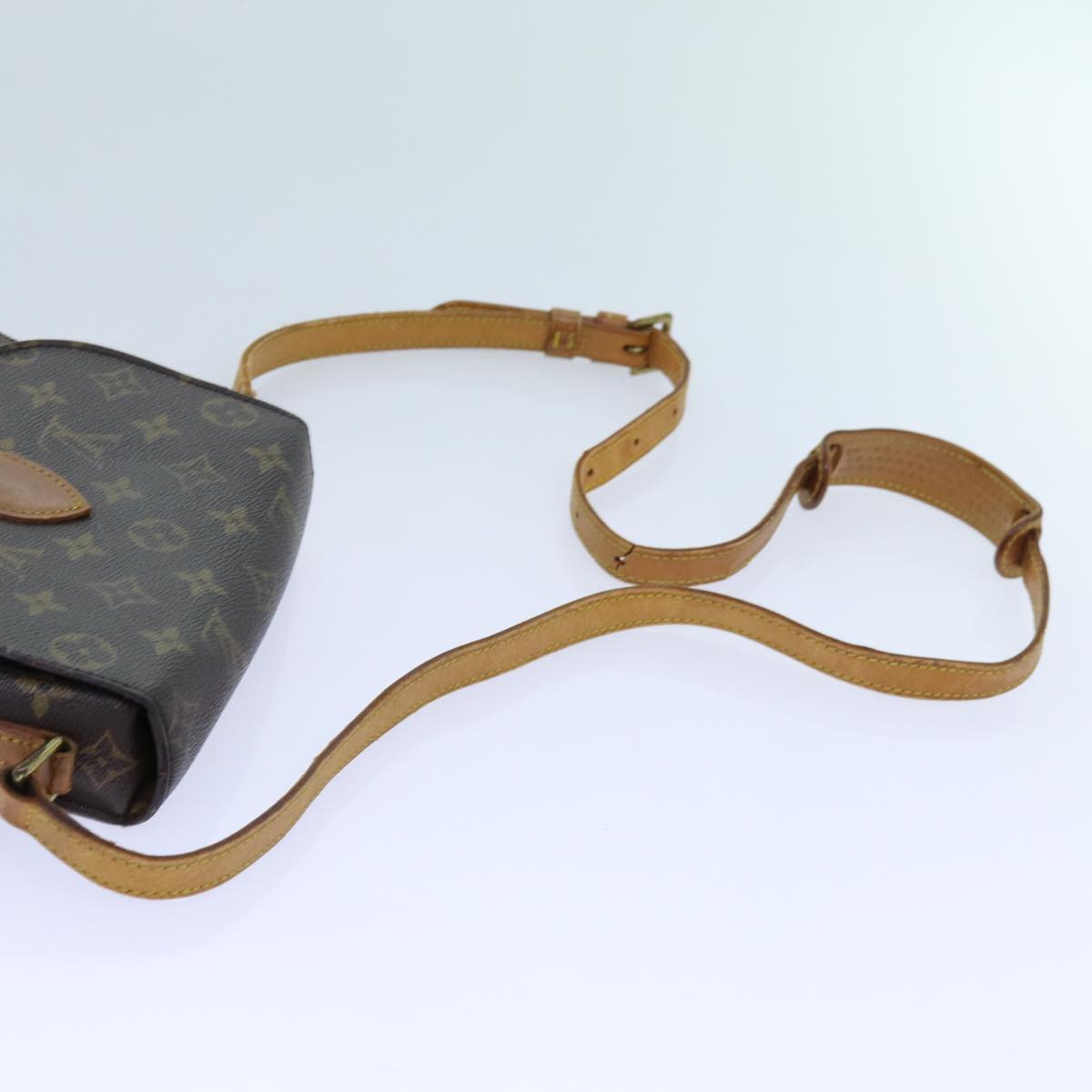 LOUIS VUITTON Monogram Saint Cloud MM Shoulder Bag M51243 LV 70747