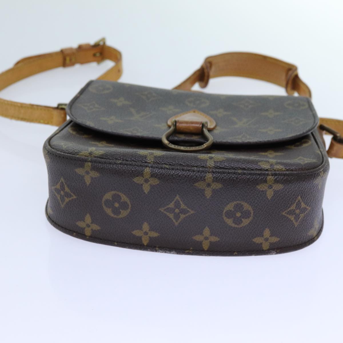 LOUIS VUITTON Monogram Saint Cloud MM Shoulder Bag M51243 LV 70747