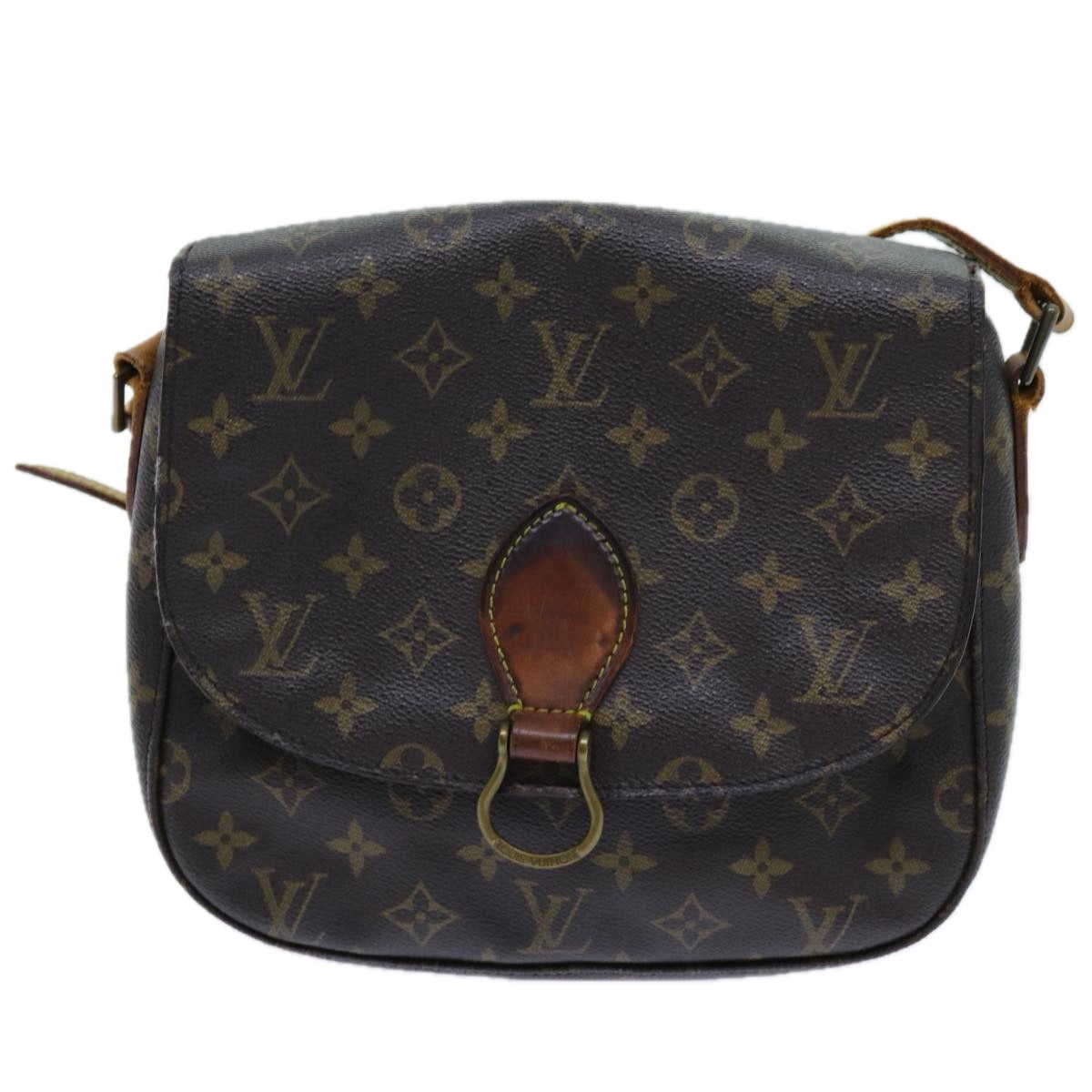 LOUIS VUITTON Monogram Saint Cloud GM Shoulder Bag M51242 LV 70749