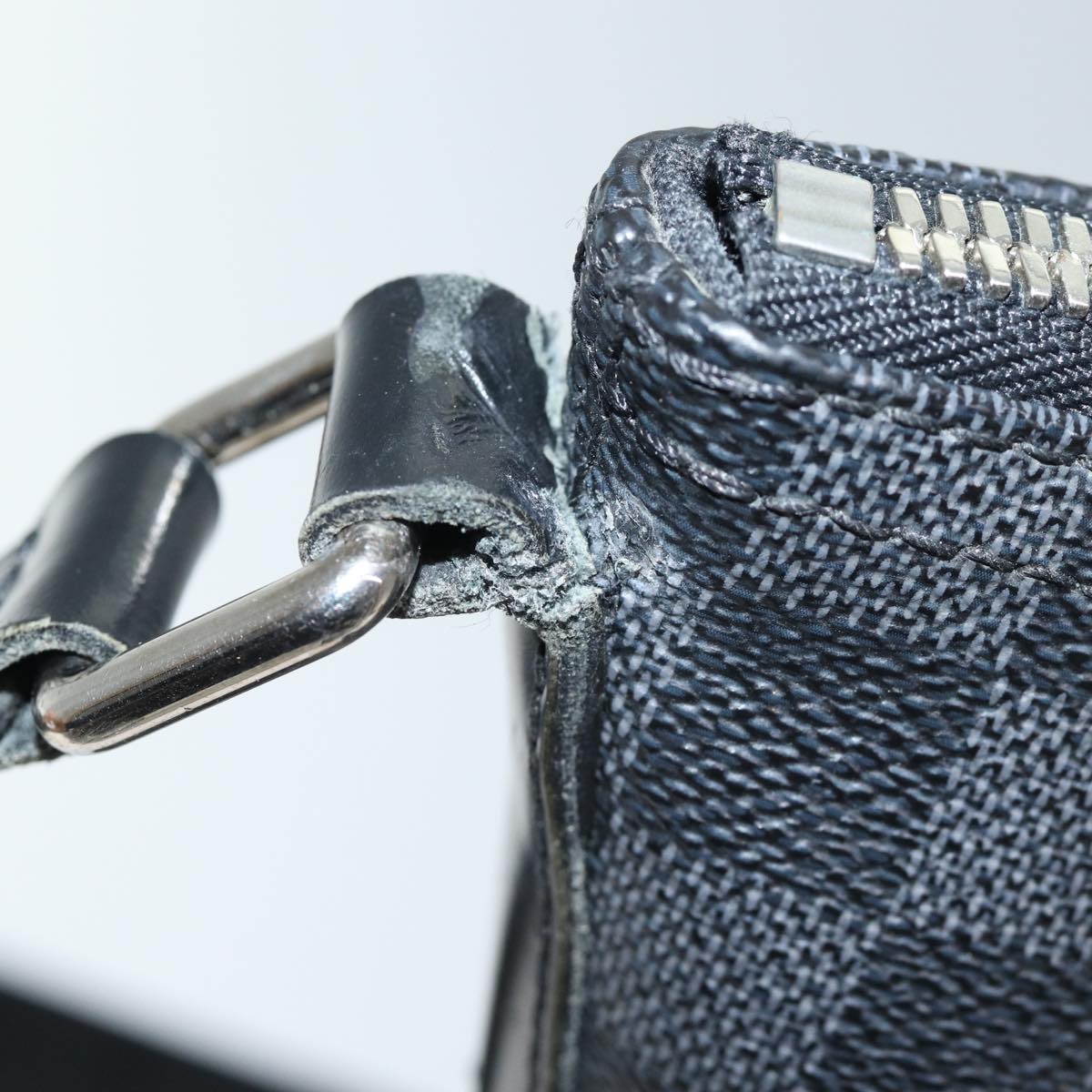 LOUIS VUITTON Damier Graphite Mick GM Shoulder Bag N41105 LV 70754