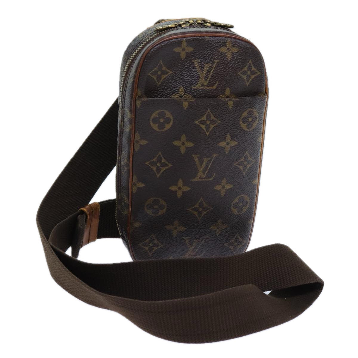 LOUIS VUITTON Monogram Pochette Gange Shoulder Bag M51870 LV 70867