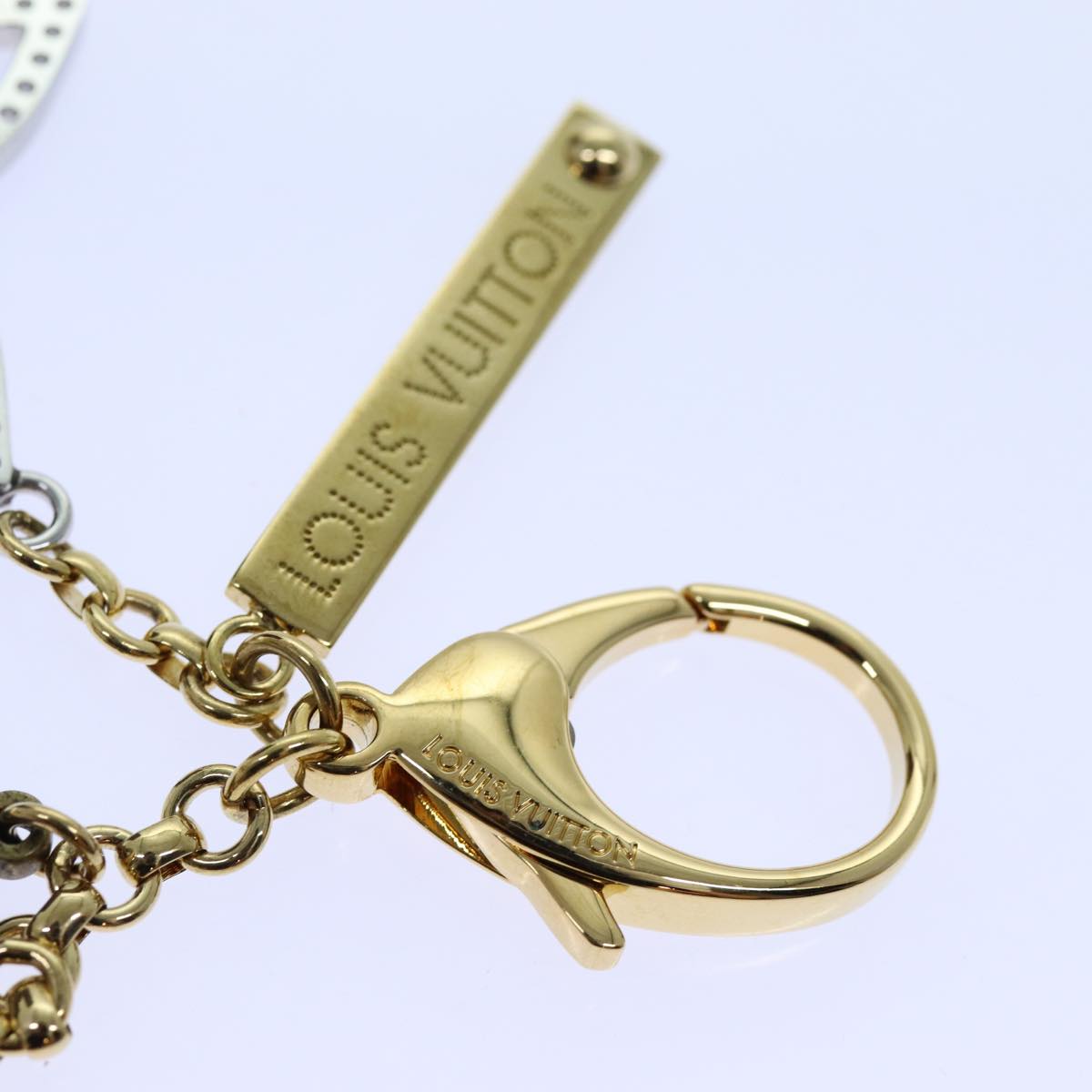 LOUIS VUITTON Bijou Sac Tapage Charm Gold Silver M65722 LV 70875