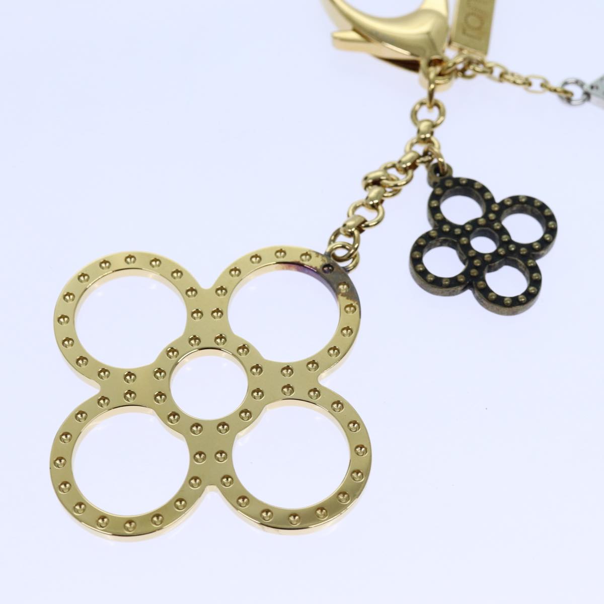 LOUIS VUITTON Bijou Sac Tapage Charm Gold Silver M65722 LV 70875