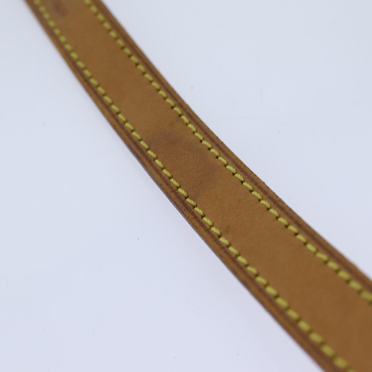 LOUIS VUITTON Shoulder Strap Leather 43.3"" Beige LV 70880