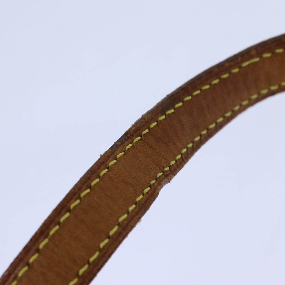 LOUIS VUITTON Shoulder Strap Leather 43.3"" Beige LV 70880