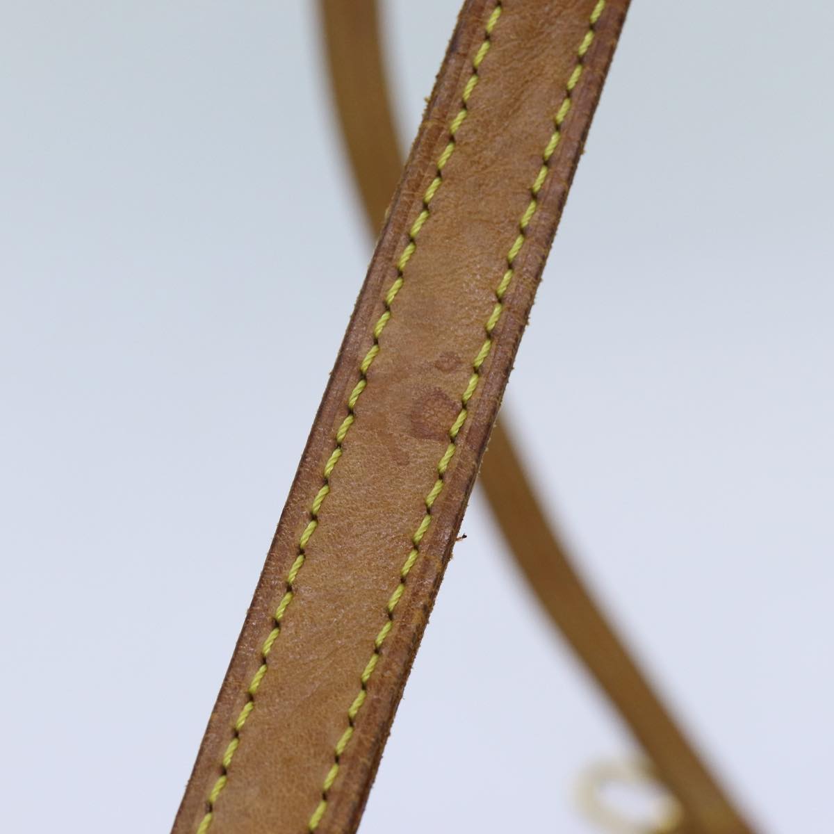 LOUIS VUITTON Shoulder Strap Leather 36.2"" Beige LV 70882