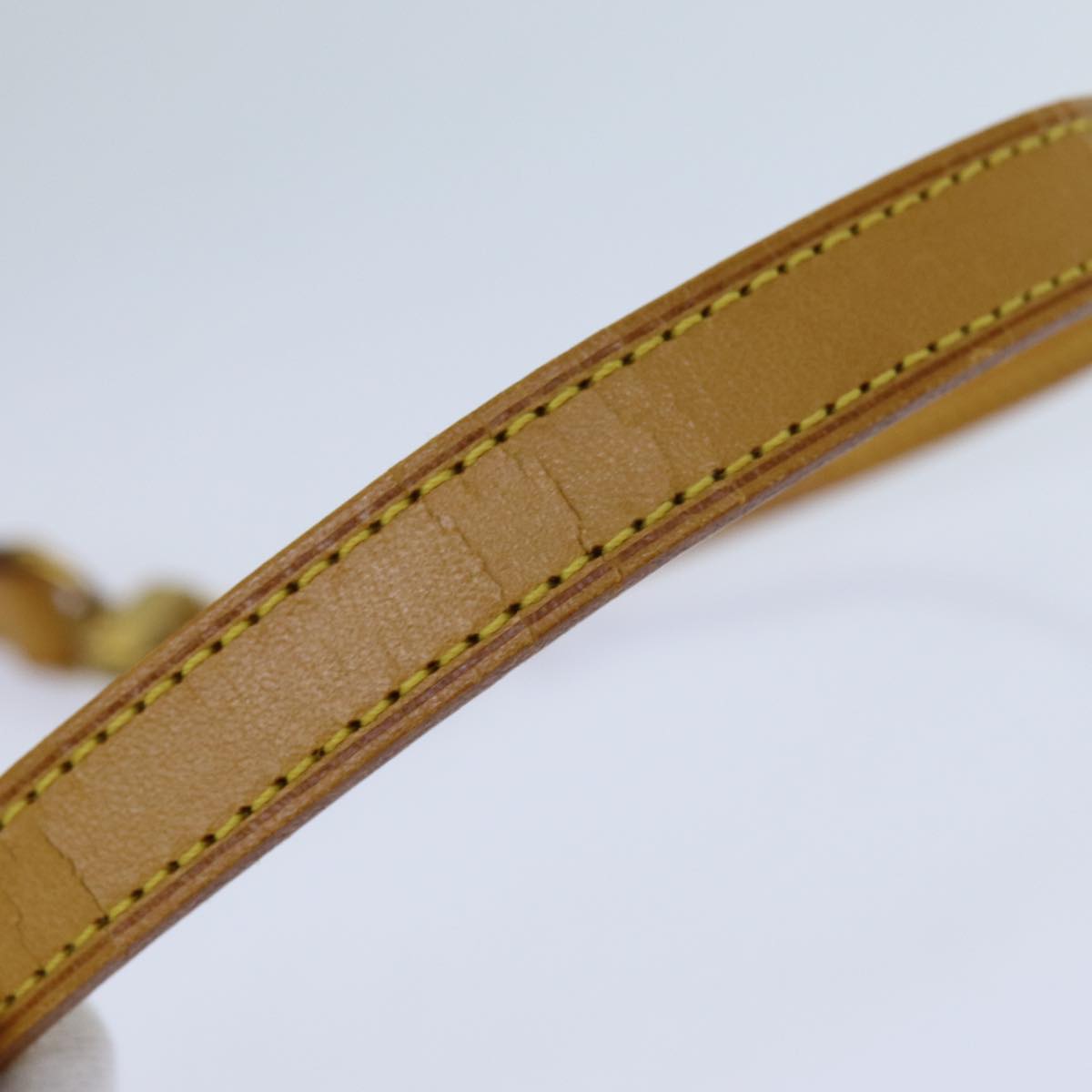 LOUIS VUITTON Shoulder Strap Leather 36.2"" Beige LV 70883