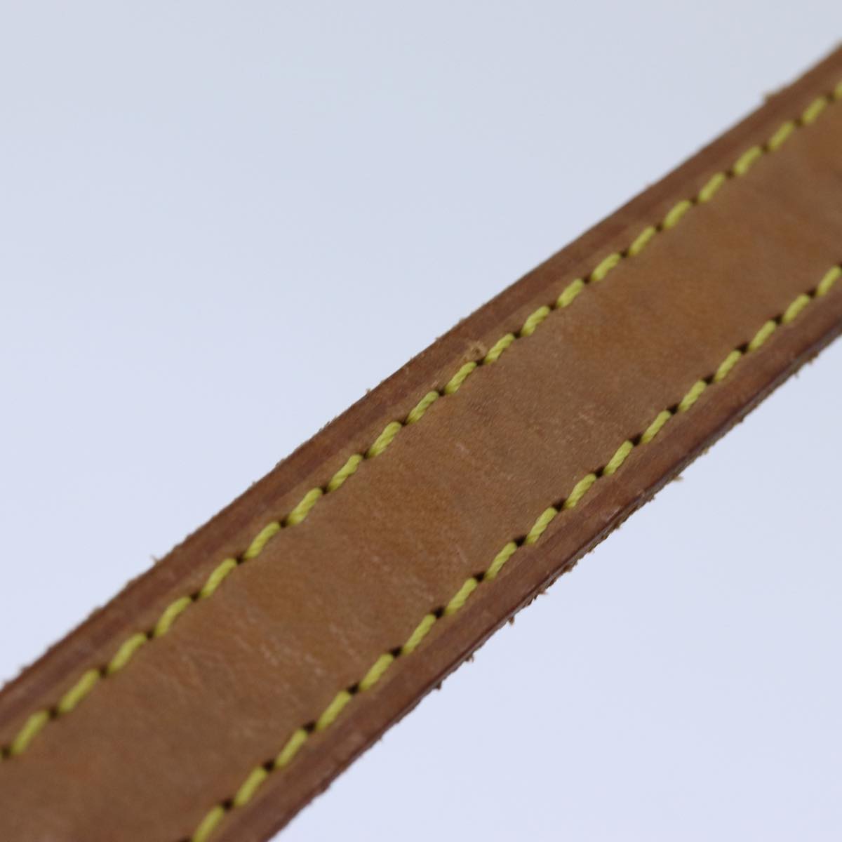 LOUIS VUITTON Shoulder Strap Leather 35.4"" Beige LV 70889