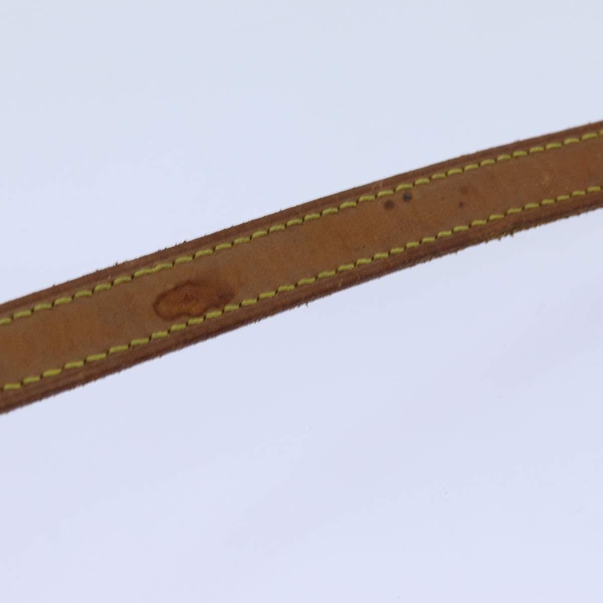 LOUIS VUITTON Shoulder Strap Leather 35.4"" Beige LV 70889