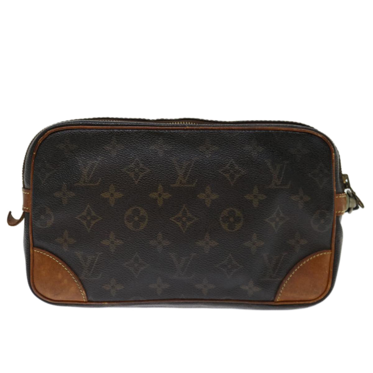 LOUIS VUITTON Monogram Marly Dragonne GM Clutch Bag M51825 LV 70897