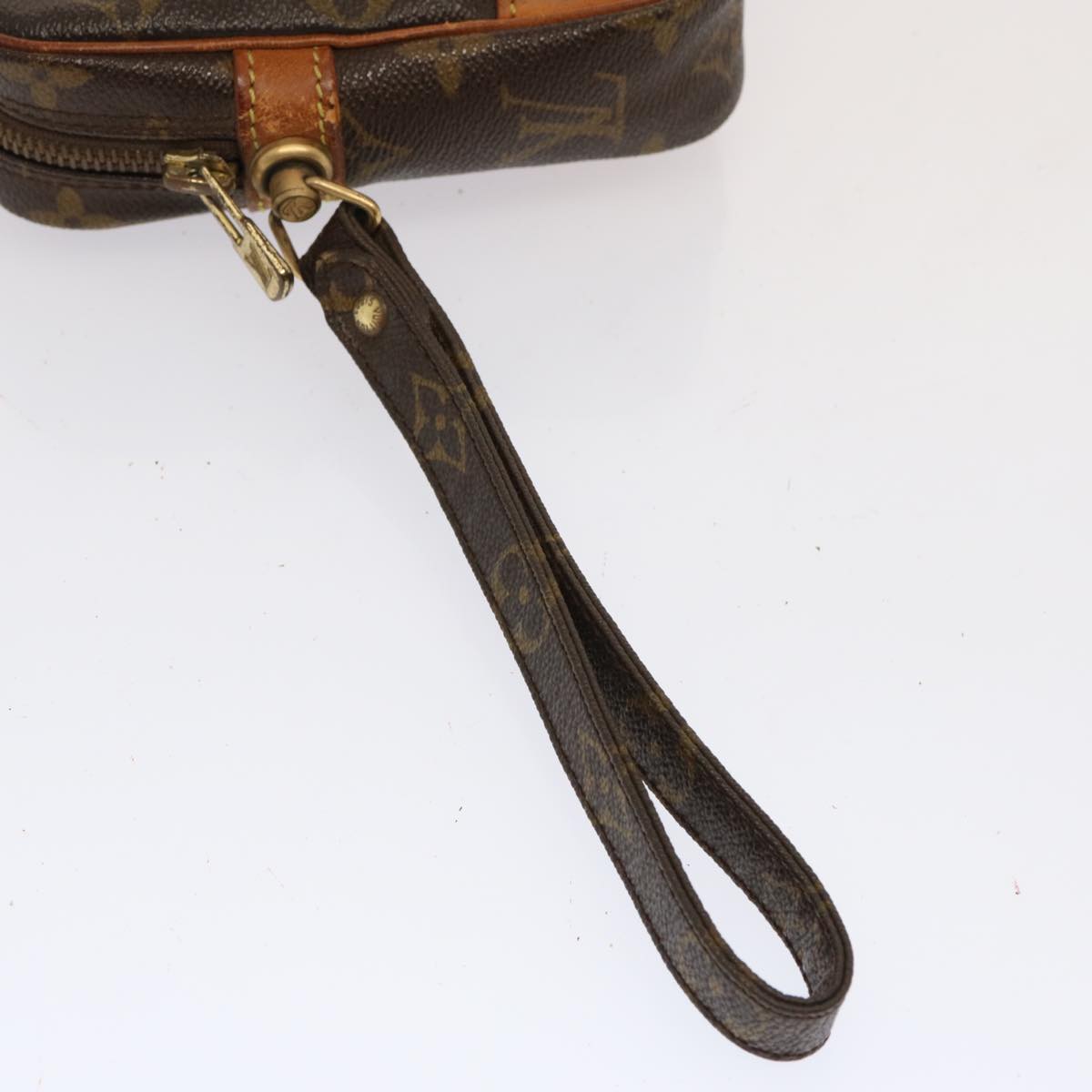 LOUIS VUITTON Monogram Marly Dragonne GM Clutch Bag M51825 LV 70898