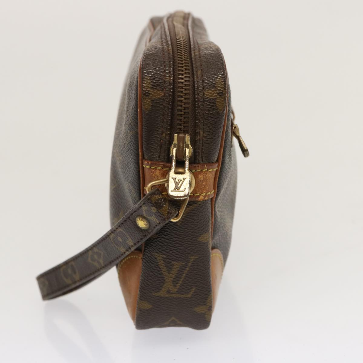 LOUIS VUITTON Monogram Marly Dragonne GM Clutch Bag M51825 LV 70898